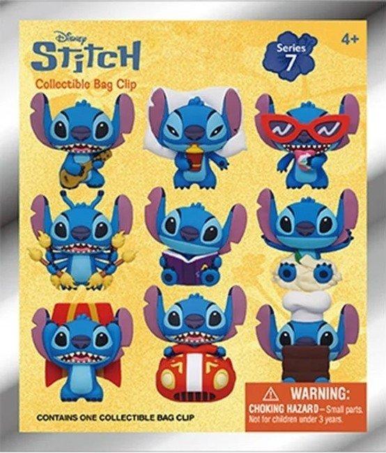 Disney Stitch 3D Foam Bag Clip Series 7 Blind Bag (Styles May Vary