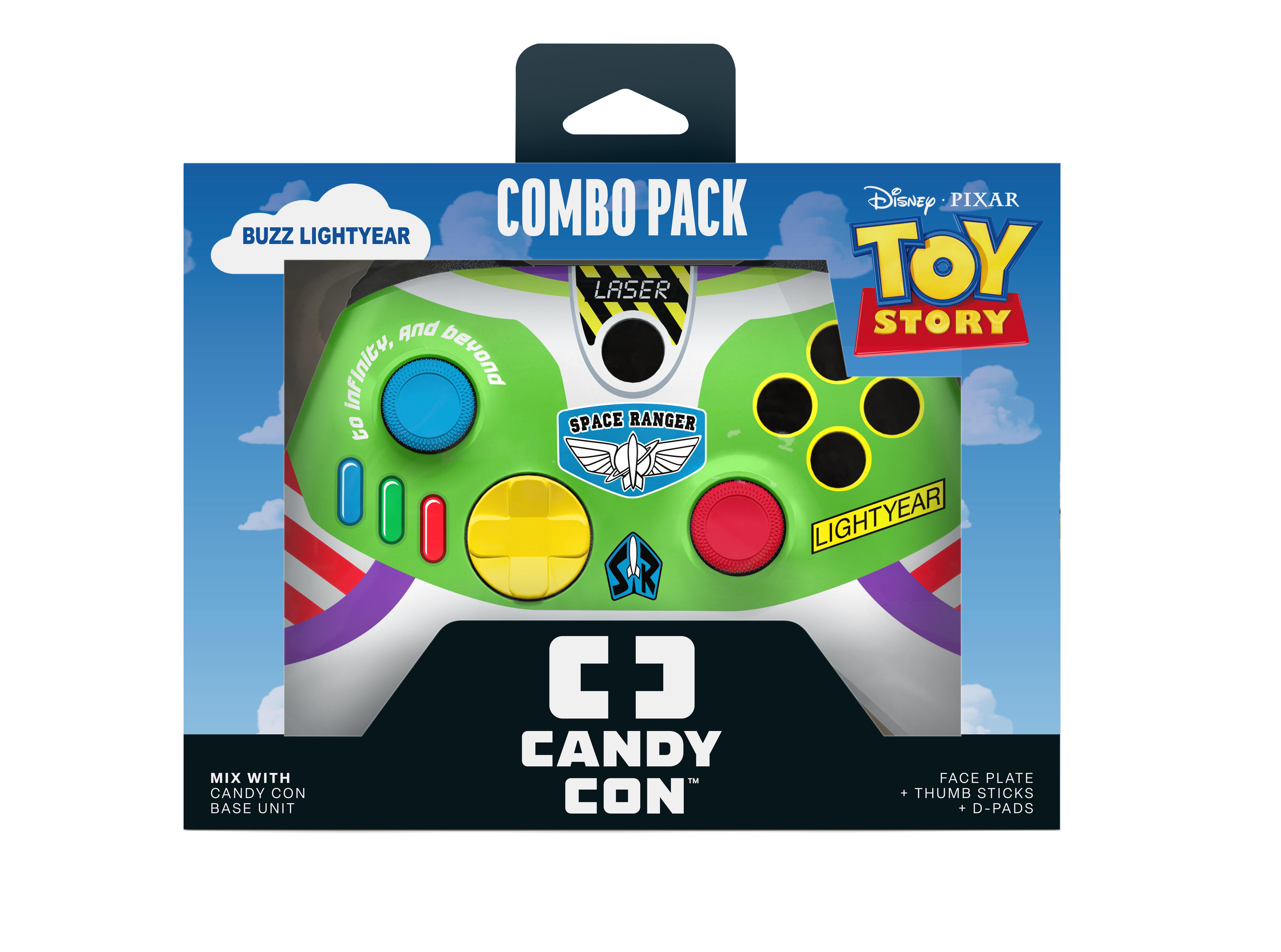 CANDY CON x Disney Toy Story  Buzz Lightyear Combo Pack Controller Kit GameStop Exclusive