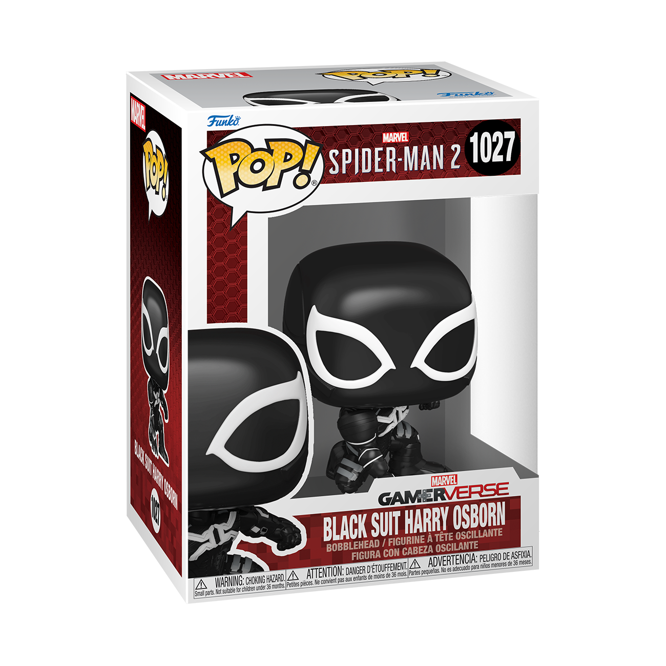 Funko POP! Games: Marvel's Spider-Man 2 Harry Osborn (Black Suit) 3.25-in Vinyl Bobblehead Figure