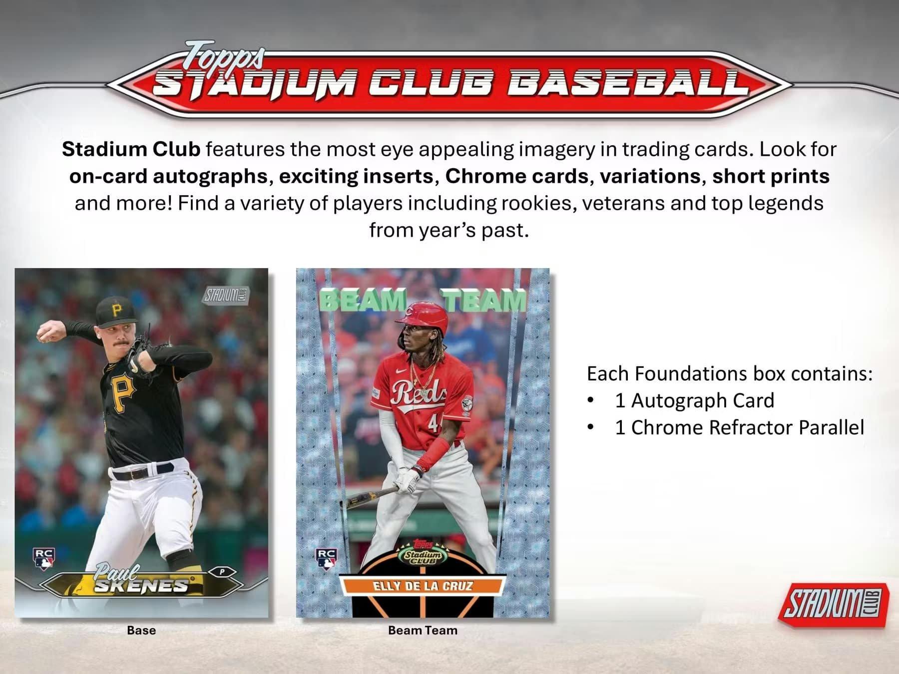 2024 Topps Stadium Club MLB Baseball Value Box