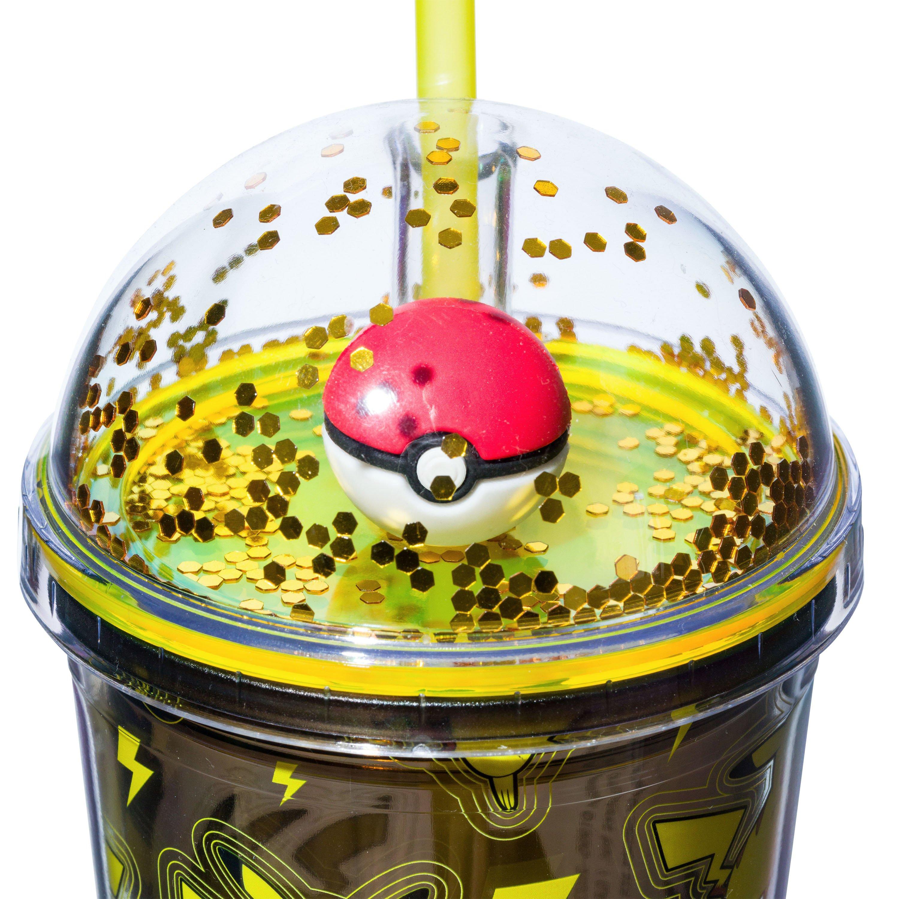 Pokemon Pikachu Lightning Pattern 24oz Dome Top Travel Tumbler