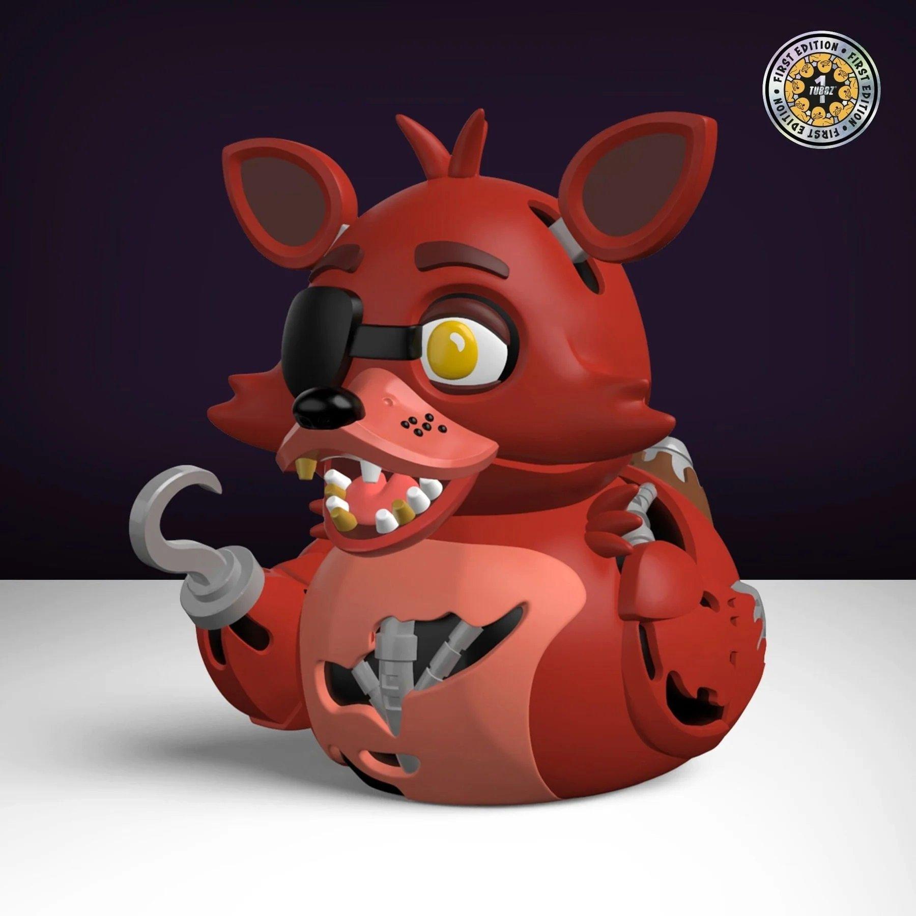 Tubbz Five Nights at Freddy's Foxy (1st Edition) 3.54-in Collectible Rubber Duck