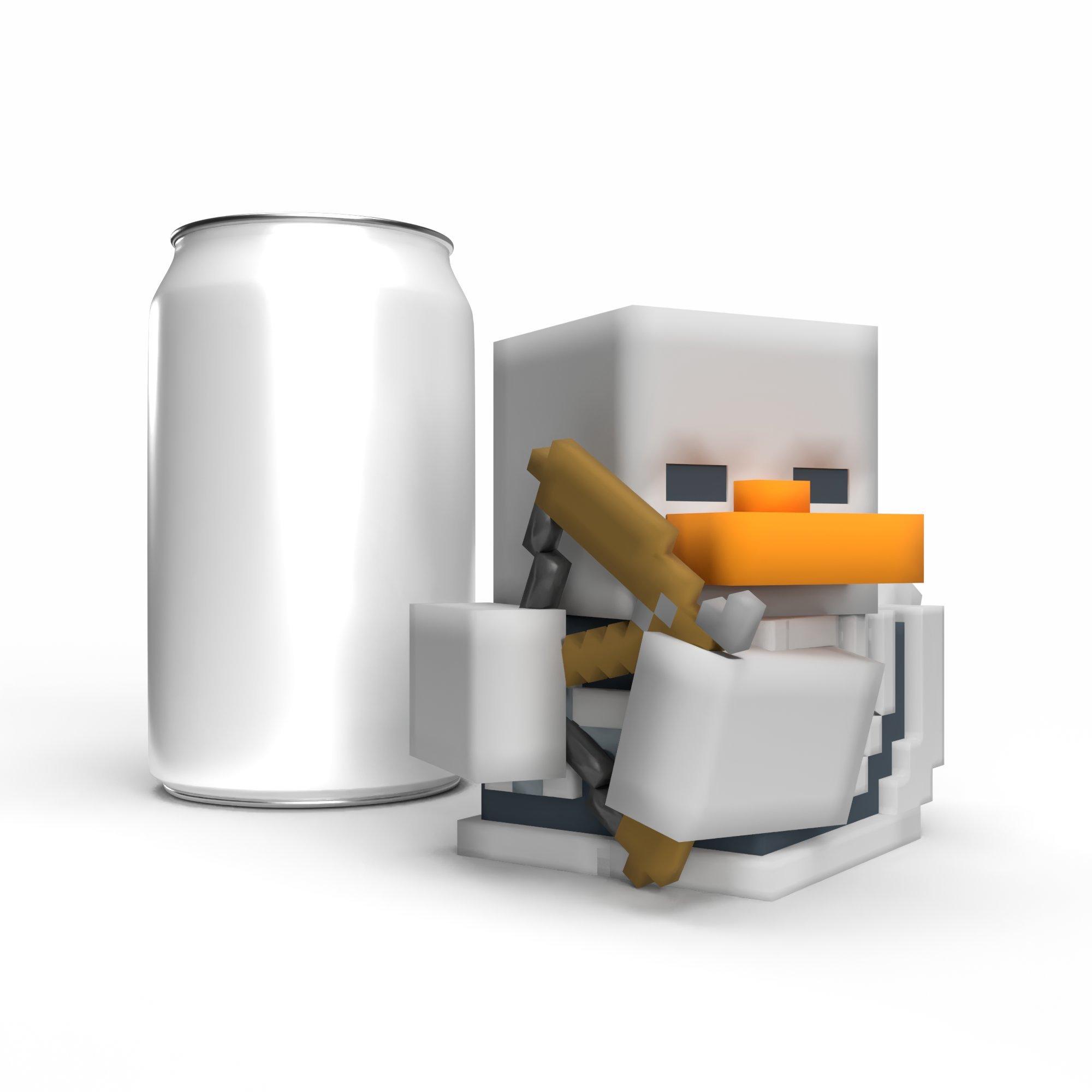Tubbz Minecraft Skeleton (1st Edition) 3.54-in Collectible Rubber Duck