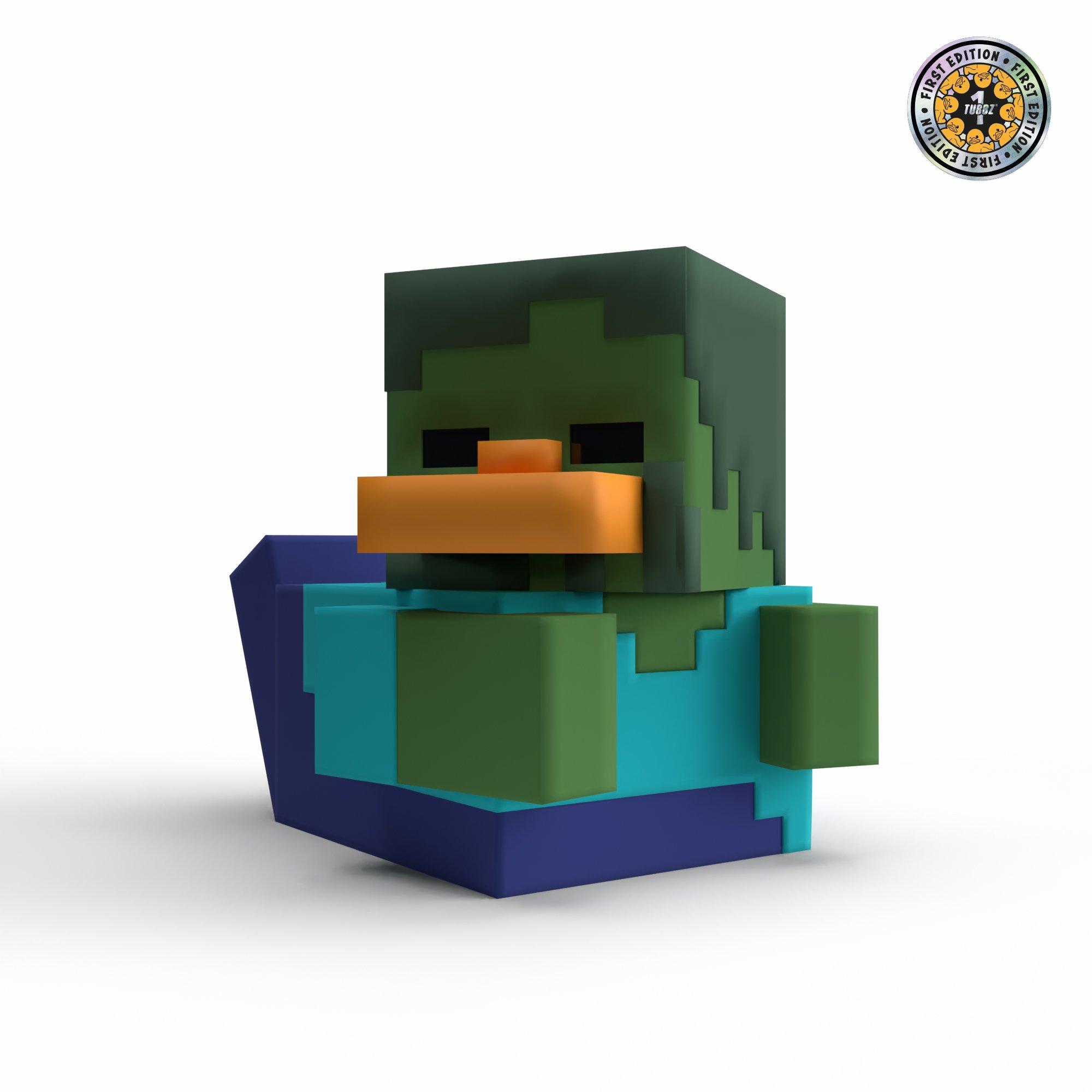 Tubbz Minecraft Zombie (1st Edition) 3.54-in Collectible Rubber Duck