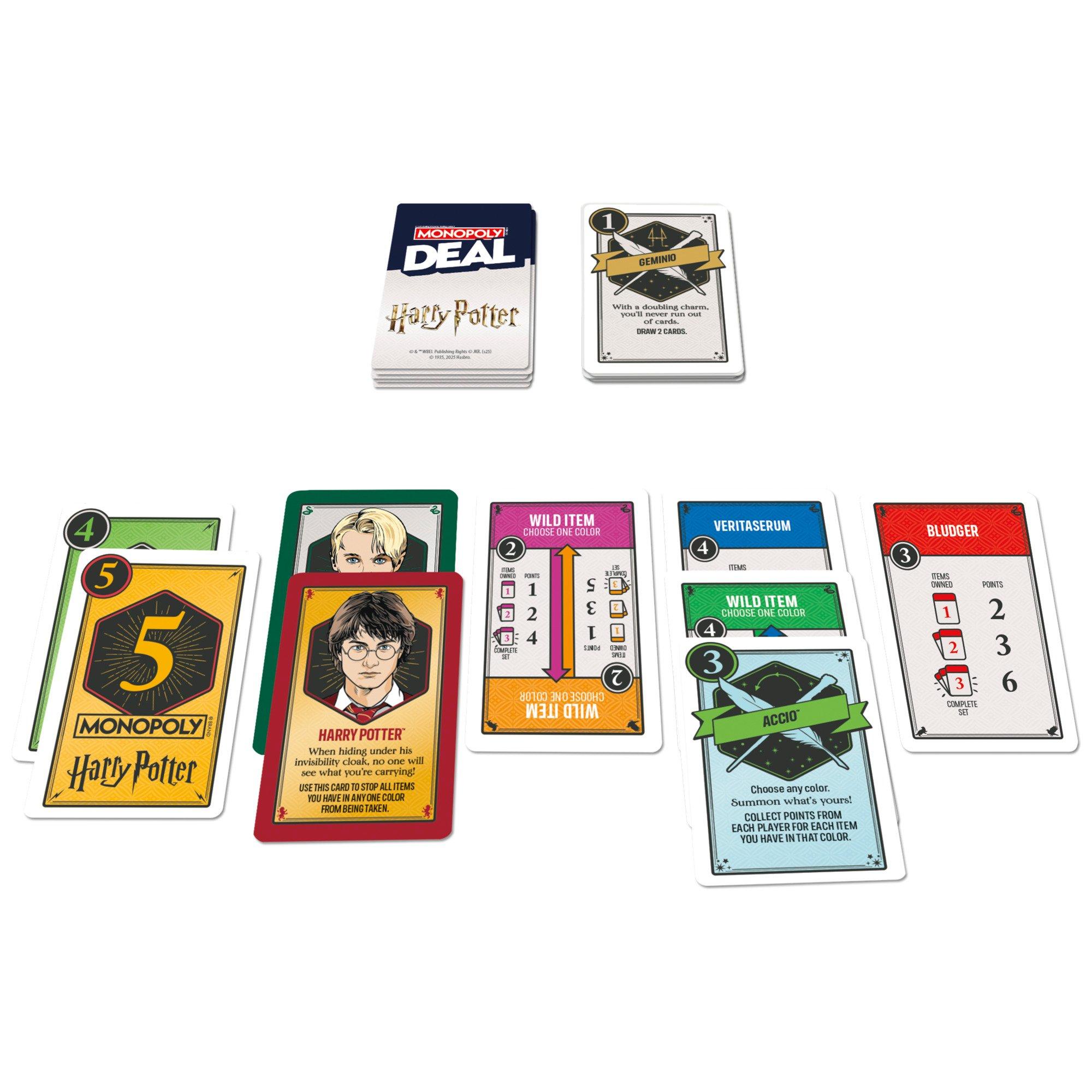 Monopoly Deal: Harry Potter Card Game