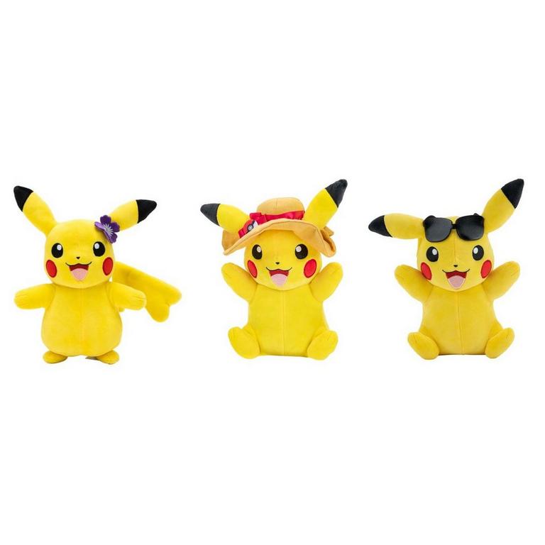 Jazwares Pokemon Pikachu Seasonal Summer 8-in Plush (Styles May