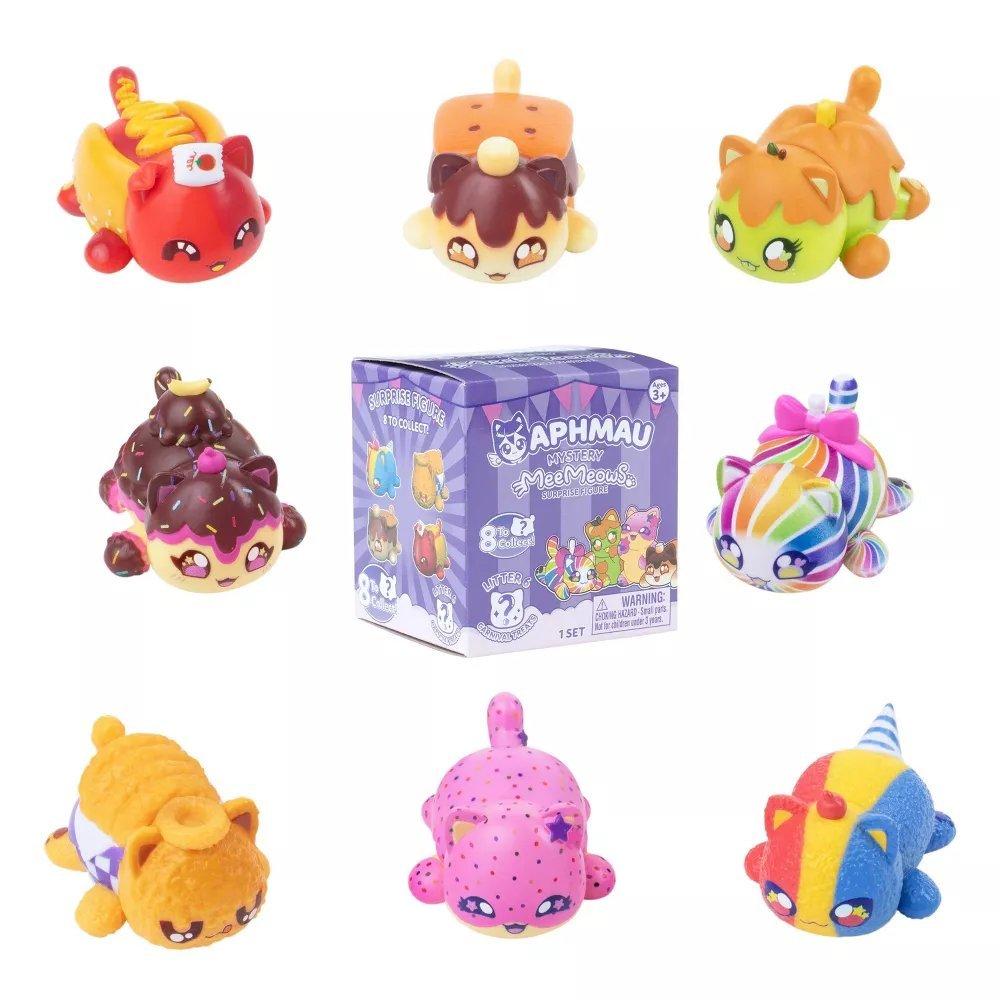 Bonkers Toys Aphmau Mystery MeeMeow Series 6 Carnival Treats Cats 6-In Plush