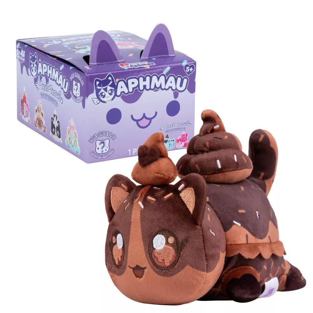 Aphmau Mystery MeeMeow Series 7 Ice Cream Cats 6-In Plush (Styles May Vary)
