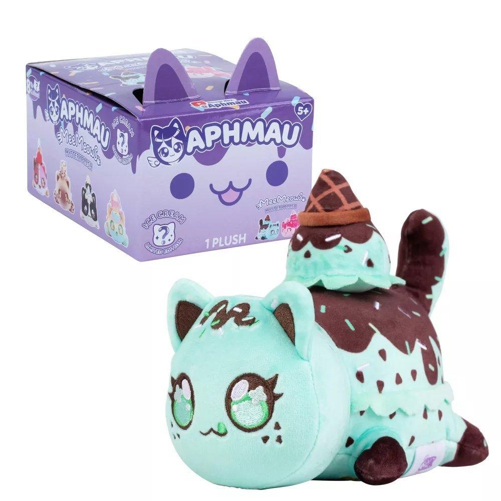 Aphmau Mystery MeeMeow Series 7 Ice Cream Cats 6-In Plush (Styles May Vary)