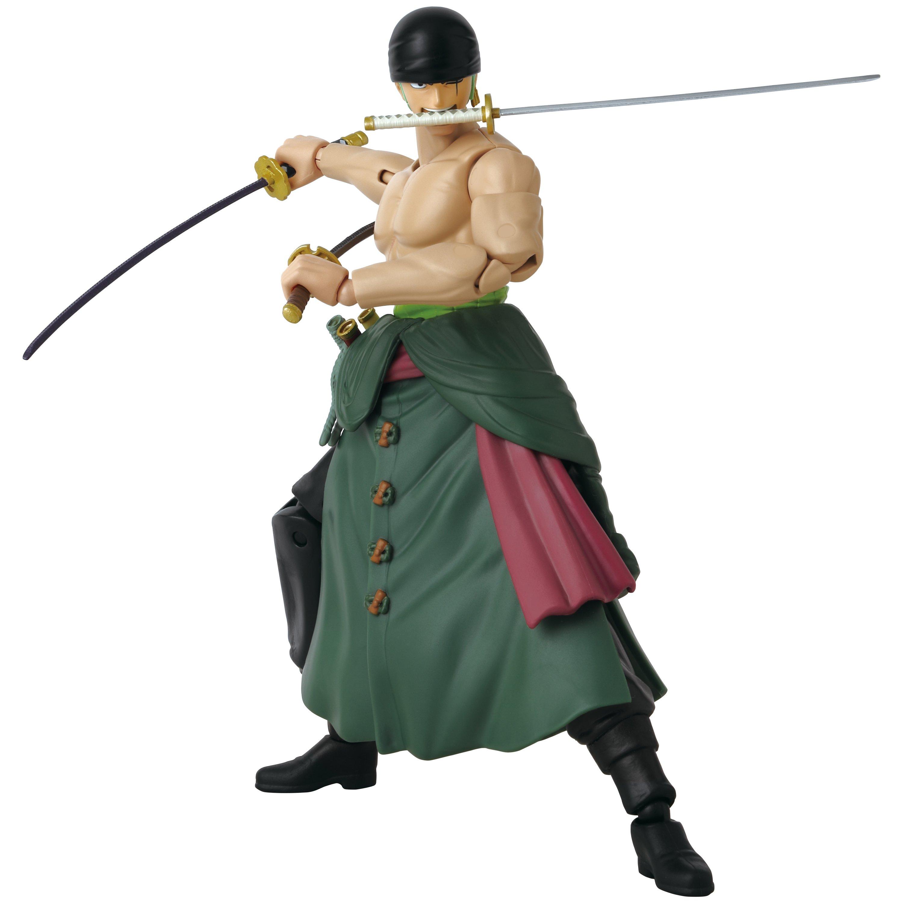 Bandai Anime Heroes One Piece Roronoa Zoro (Three Sword Style) 6.5-in Figure