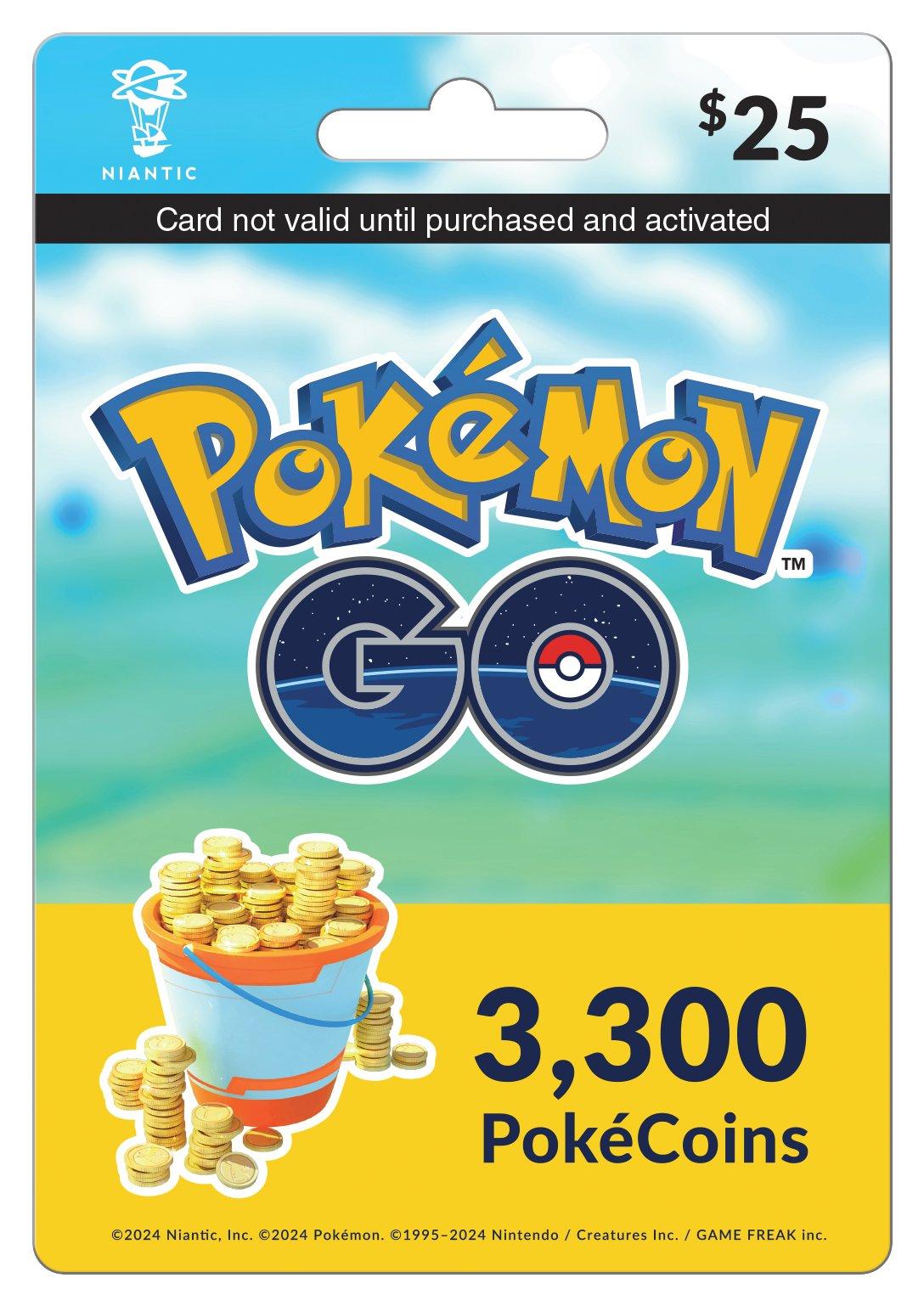 Pokemon Go Pokecoins Virtual Currency - 3300 Pokecoins | GameStop