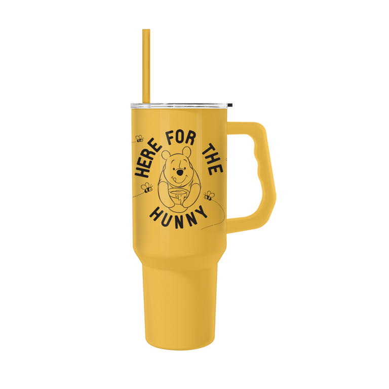 Winnie the Pooh Here for Hunny 40oz Stainless Steel Tumbler with Handle