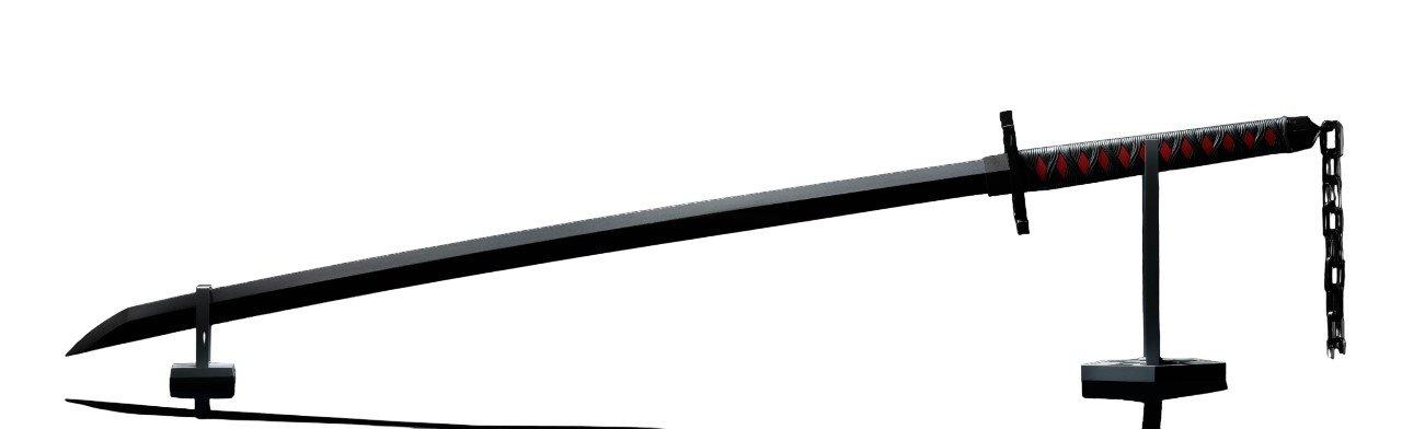 Tamashii Nations Bleach Tensa Zangetsu Zanpakuto Proplica Sword