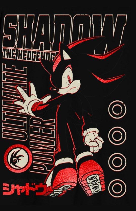 Sonic the Hedgehog Shadow the Hedgehog Black Graphic Unisex T-Shirt GameStop Exclusive