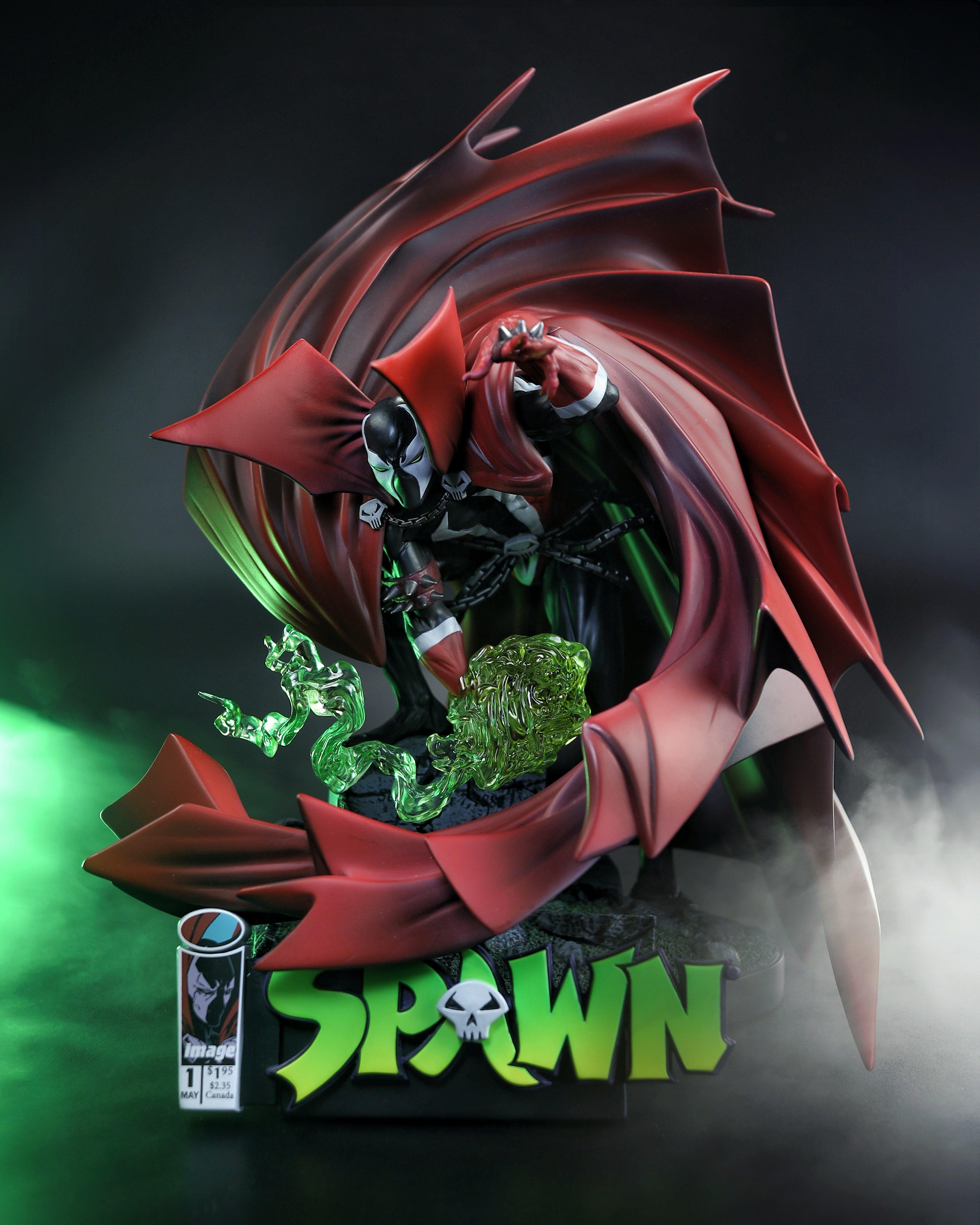 McFarlane Toys Spawn Issue 1 (Black White and Red All Over