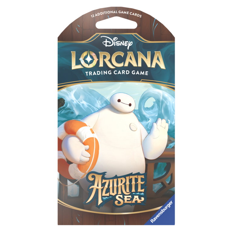 Disney Lorcana Azurite Sea ブースターボックス Disney Lorcana: Azurite Sea Chapter 6 Blister (Pack May Vary