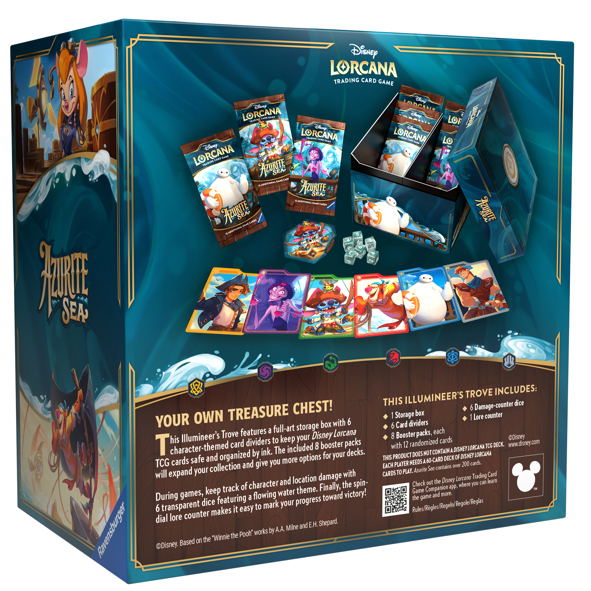 Disney Lorcana Trading Card Game: Azurite Sea Chapter 6 Trove Box