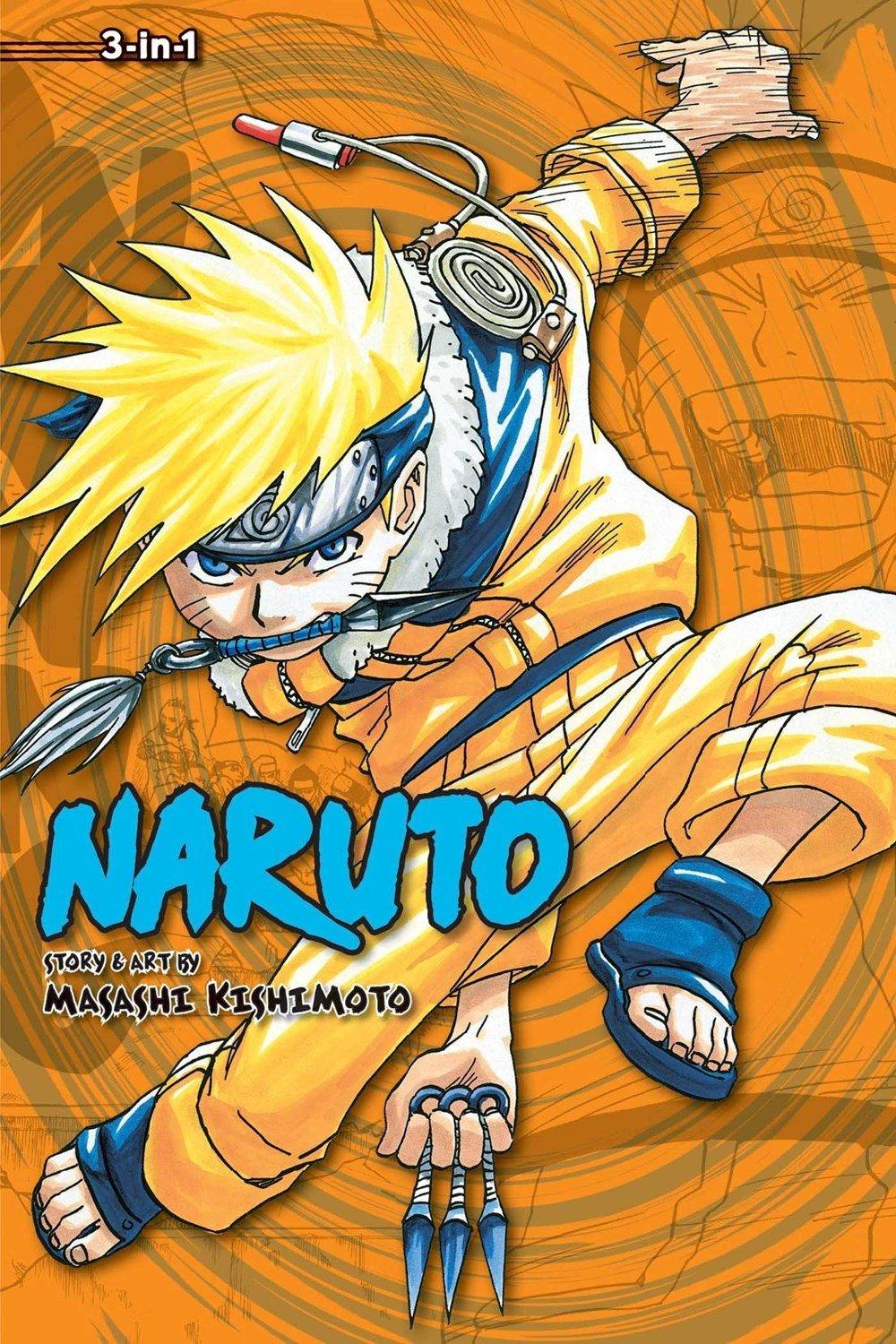 NARUTO 全巻 3.6-4 Naruto 3-in-1 Edition Manga Volume 4-5-6 | GameStop