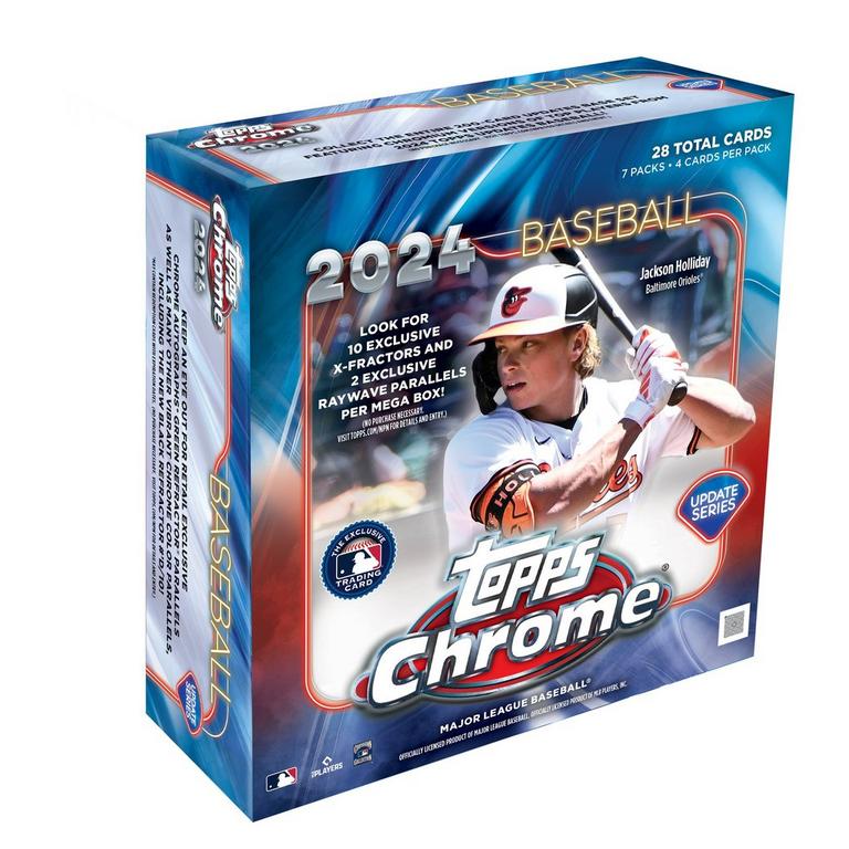 Topps Chrome 2024 MLB Baseball Updates Mega Box | GameStop