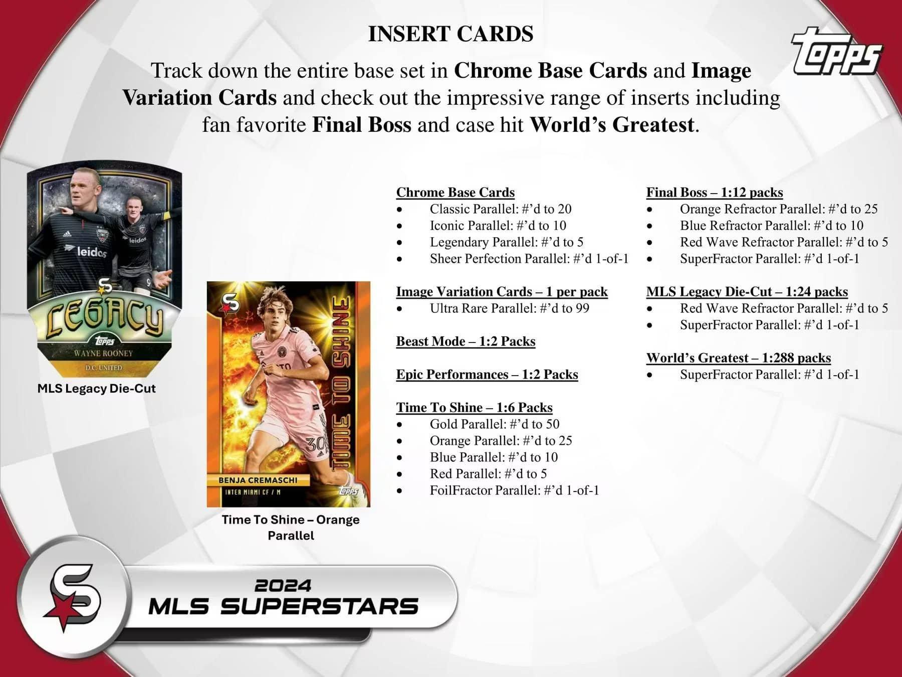 2024 Topps MLS Soccer Superstars Value Box