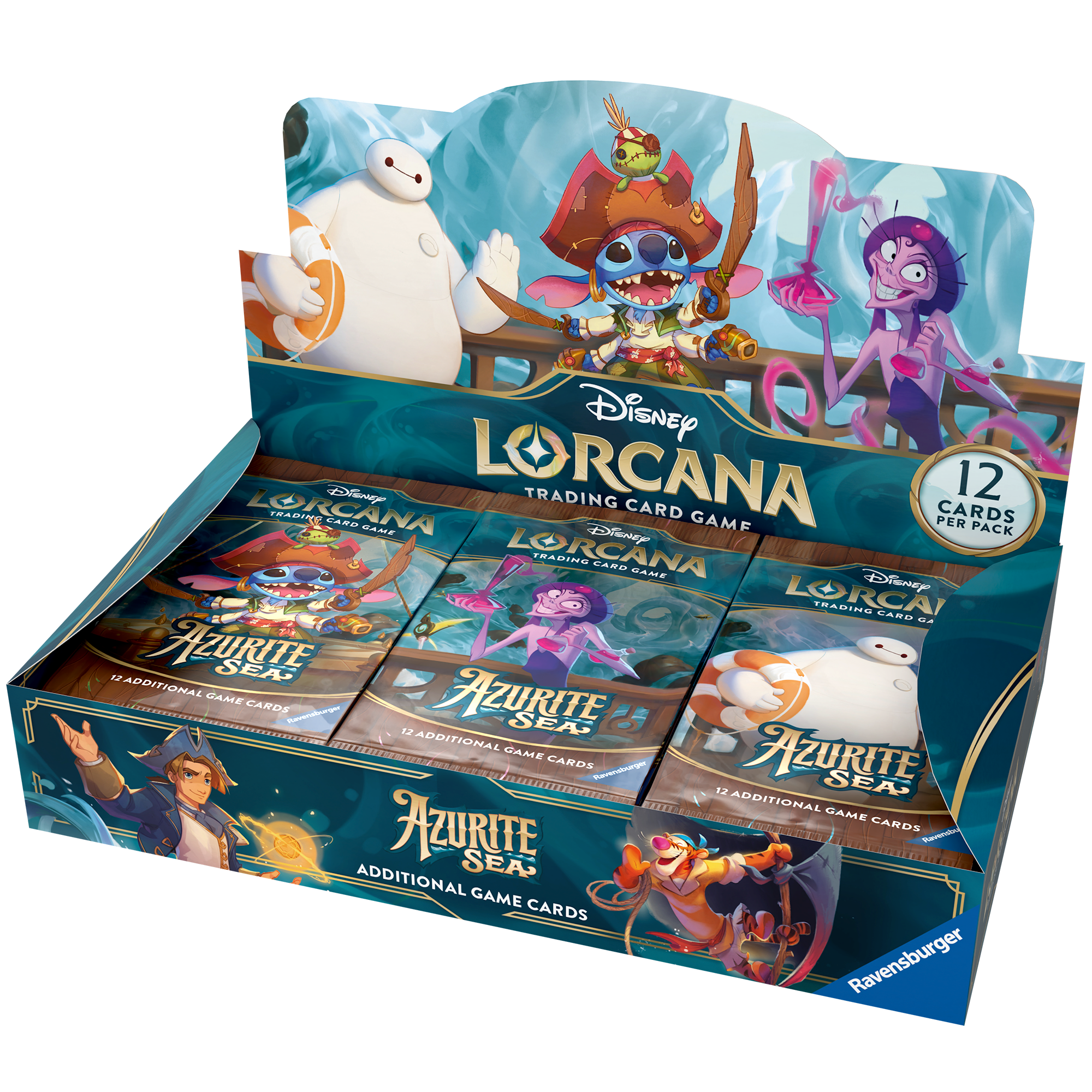 Disney Lorcana: Azurite Sea Chapter 6 Booster Full Box