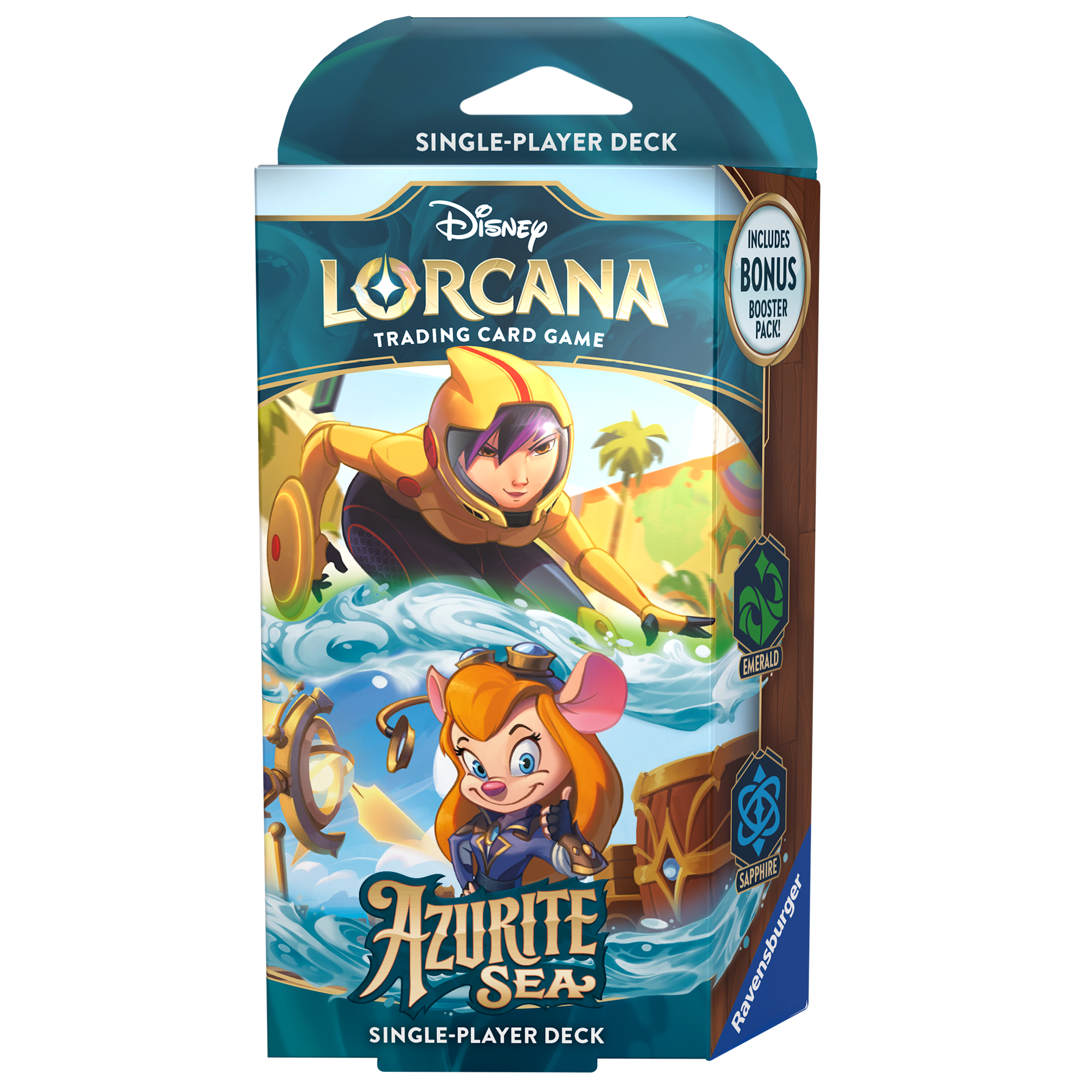 lorcana set 6 starter decks Disney Lorcana: Azurite Sea Chapter 6 Single-Player Starter Deck