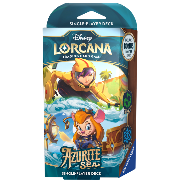 Disney Lorcana Trading Card Game: Azurite Sea Chapter 6 Starter