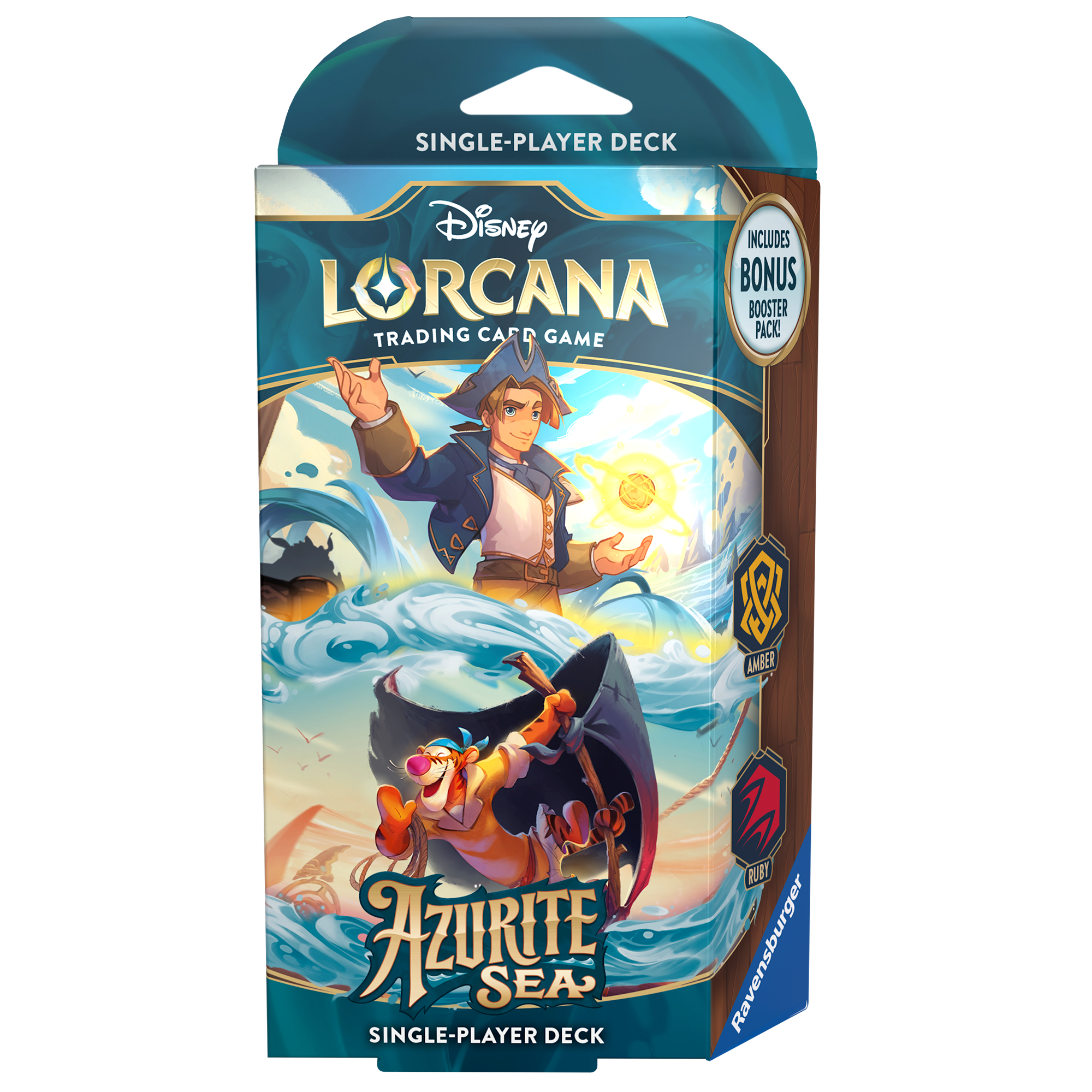 lorcana azurite sea card price Amazon.com: Ravensburger Disney Lorcana TCG: Azurite Sea Booster Pack  Display | 24 Packs with 12 Trading Cards Each | Ideal for Collectors &  Disney Fans main image 1