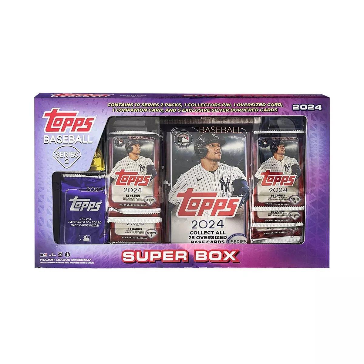 【新品未開封】2024 Topps Baseball Series 2 1BOX Topps 2024 Series 2 MLB Baseball Hobby Box - 20 Packs with