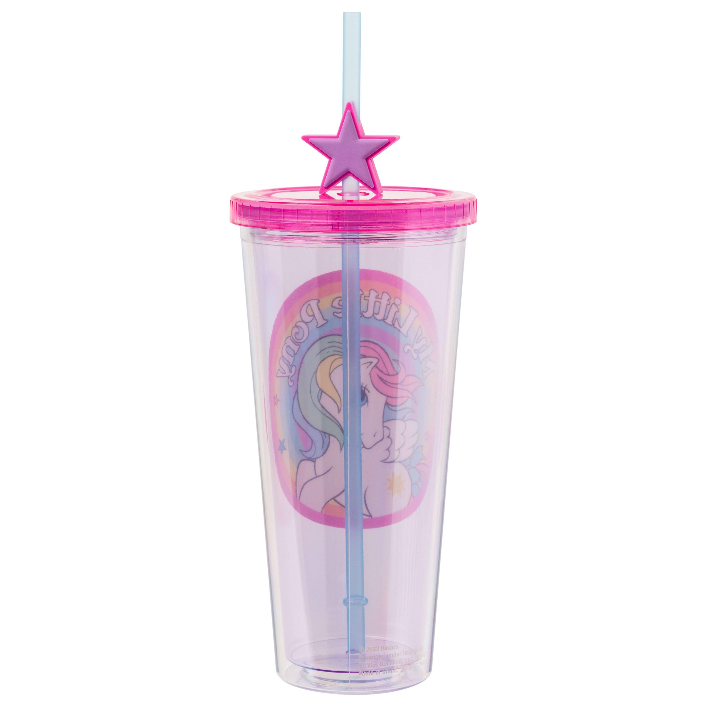 My Little Pony Rainbow Circle Badge 24oz Plastic Cold Cup