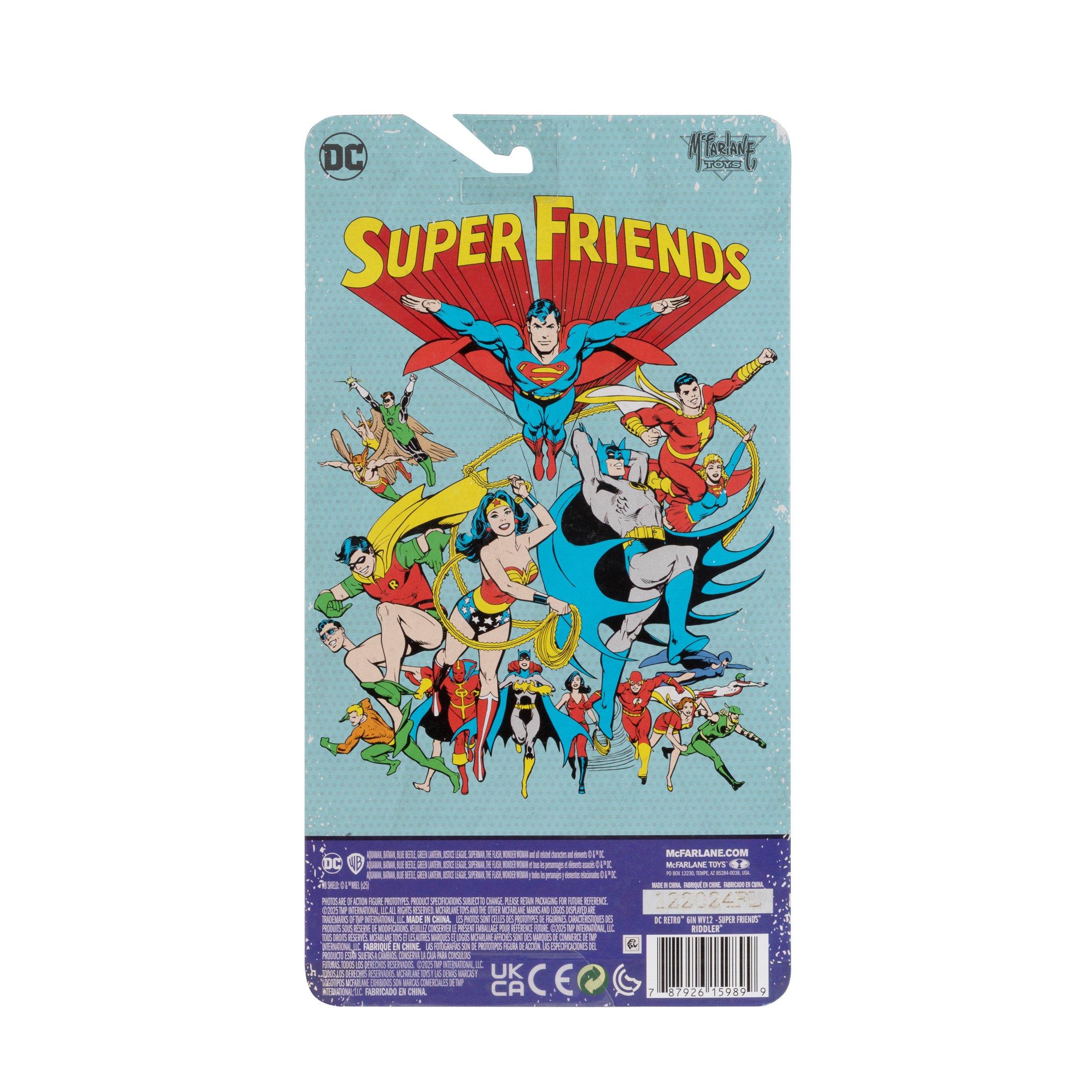 McFarlane Toys DC Super Friends Riddler 6-in Retro Action Figure
