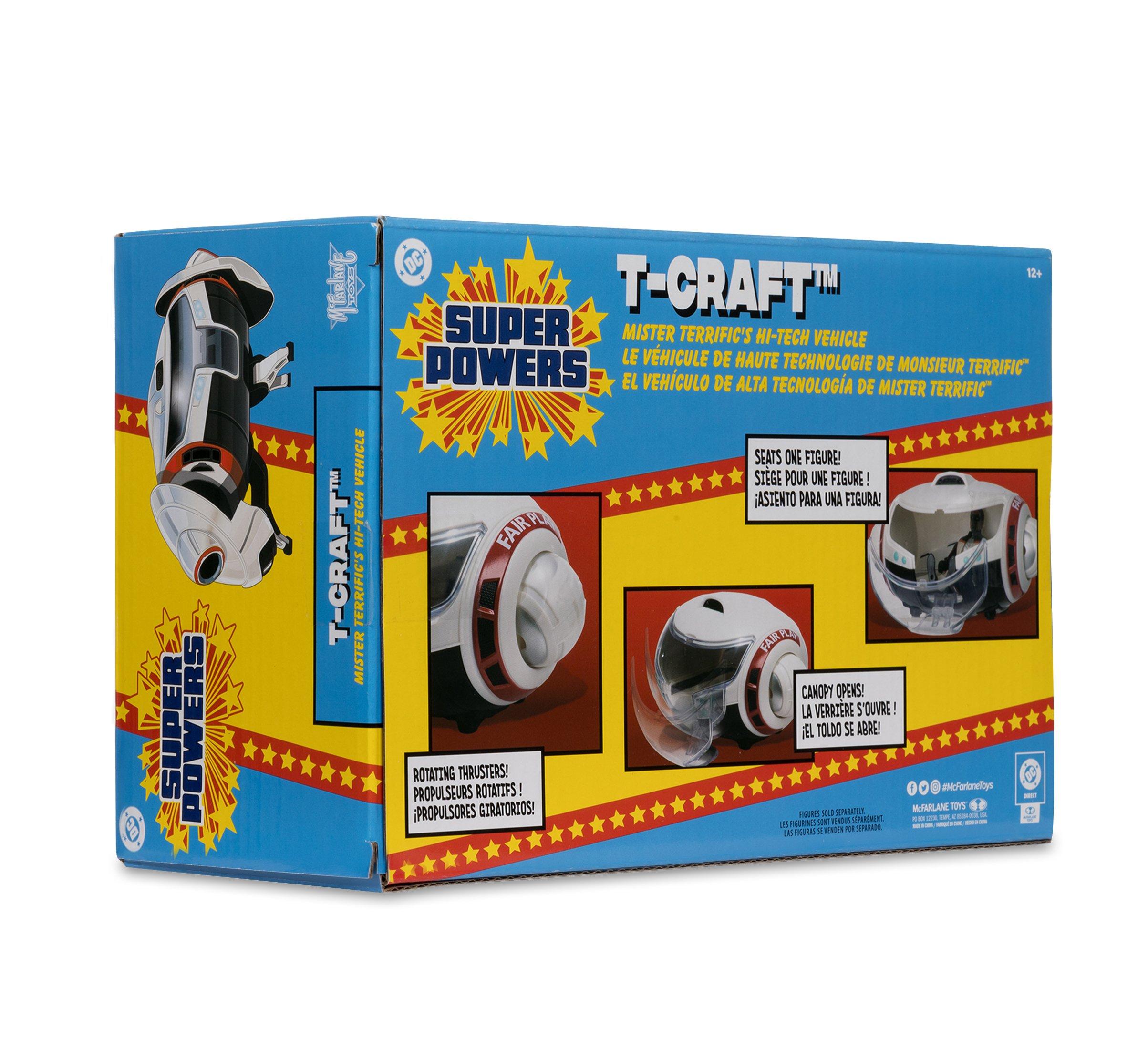 McFarlane Toys DC Direct Superman Super Powers Movie T-Craft Vehicle