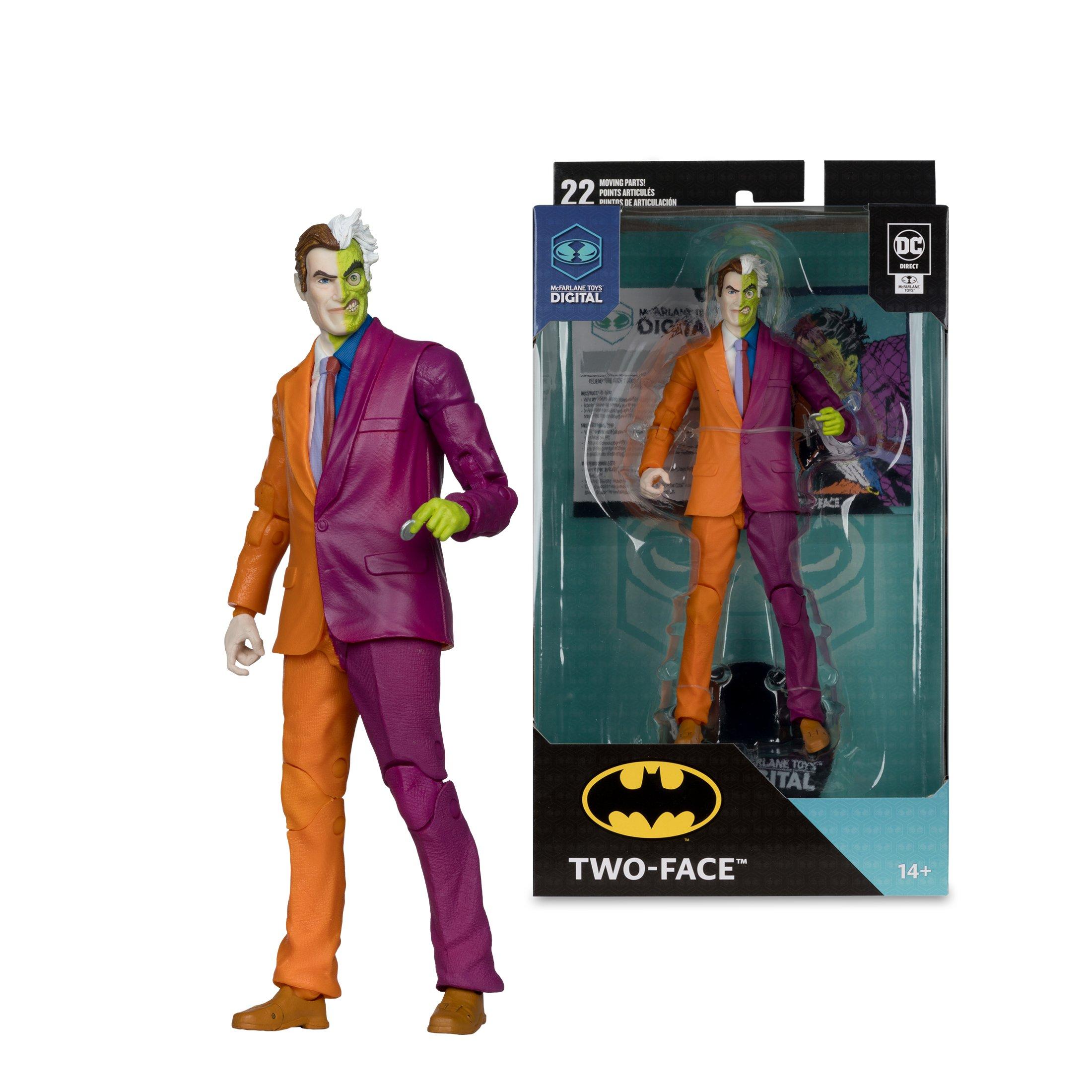 McFarlane Toys DC Multiverse Justice League Two-Face (Silver