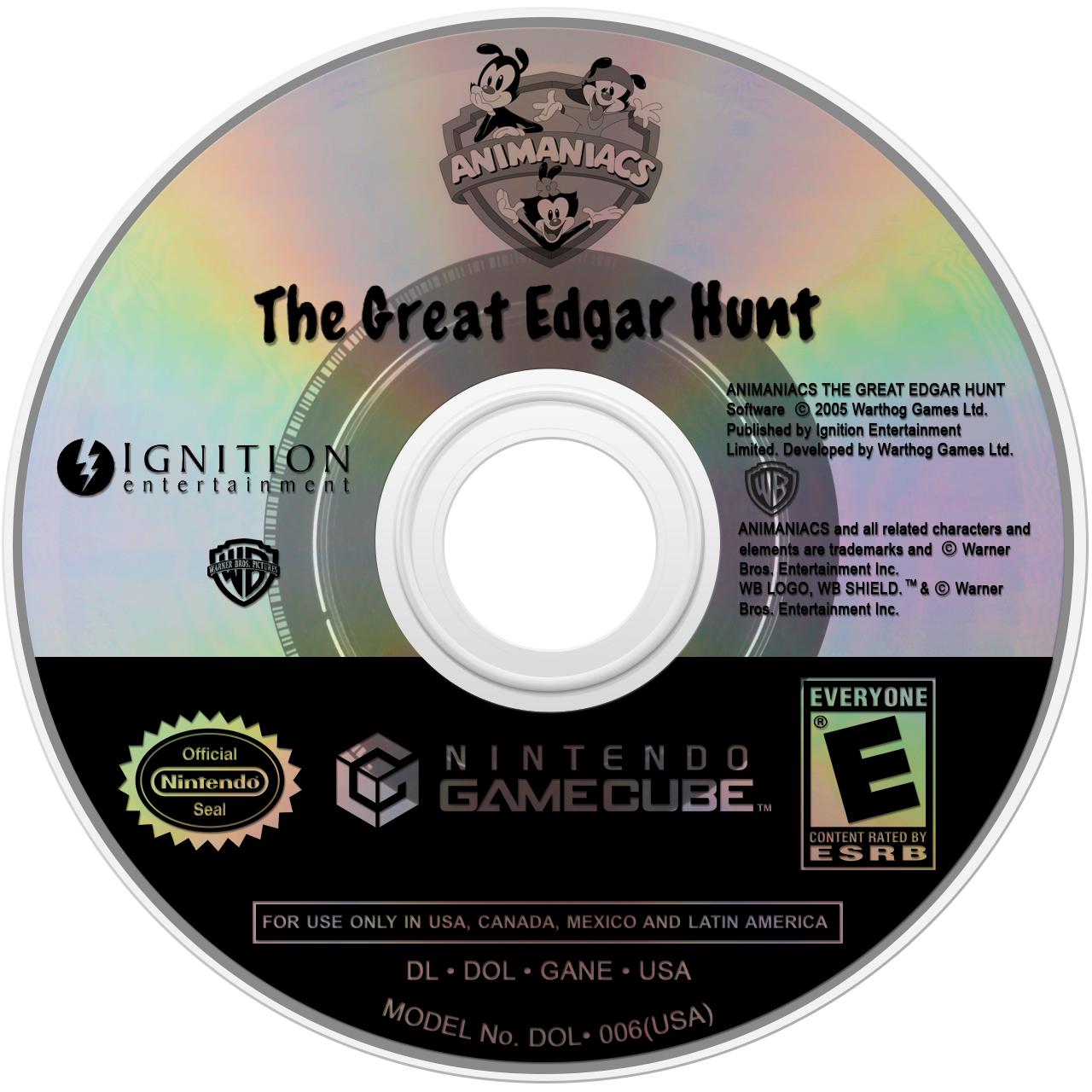 Animaniacs: The Great Edgar Hunt - GameCube