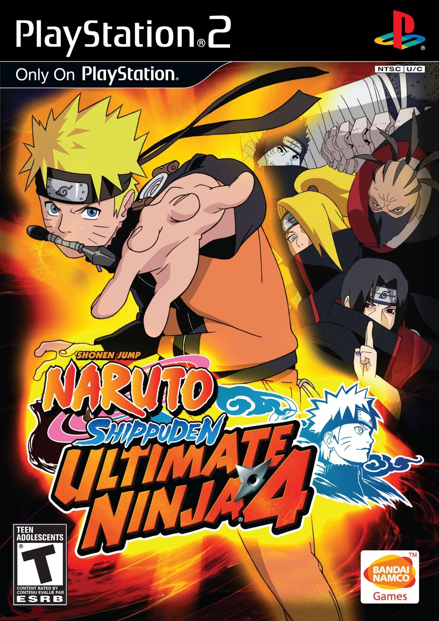 Naruto Ultimate Ninja 4 Shippuden - PlayStation 2