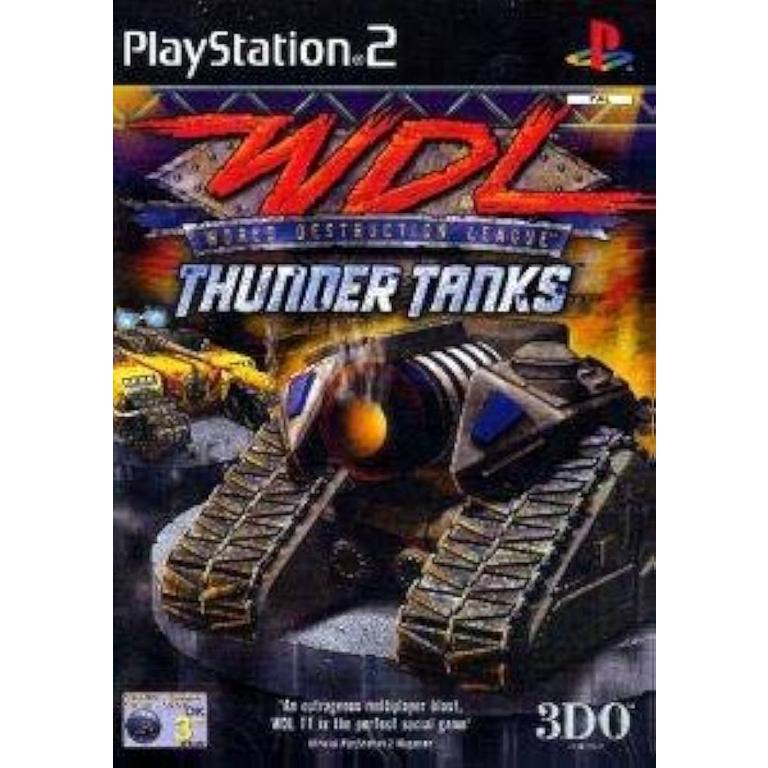 Jeu World Destruction League Thunder Tanks Sur PS2 – Rare – Très Bon état (FR)