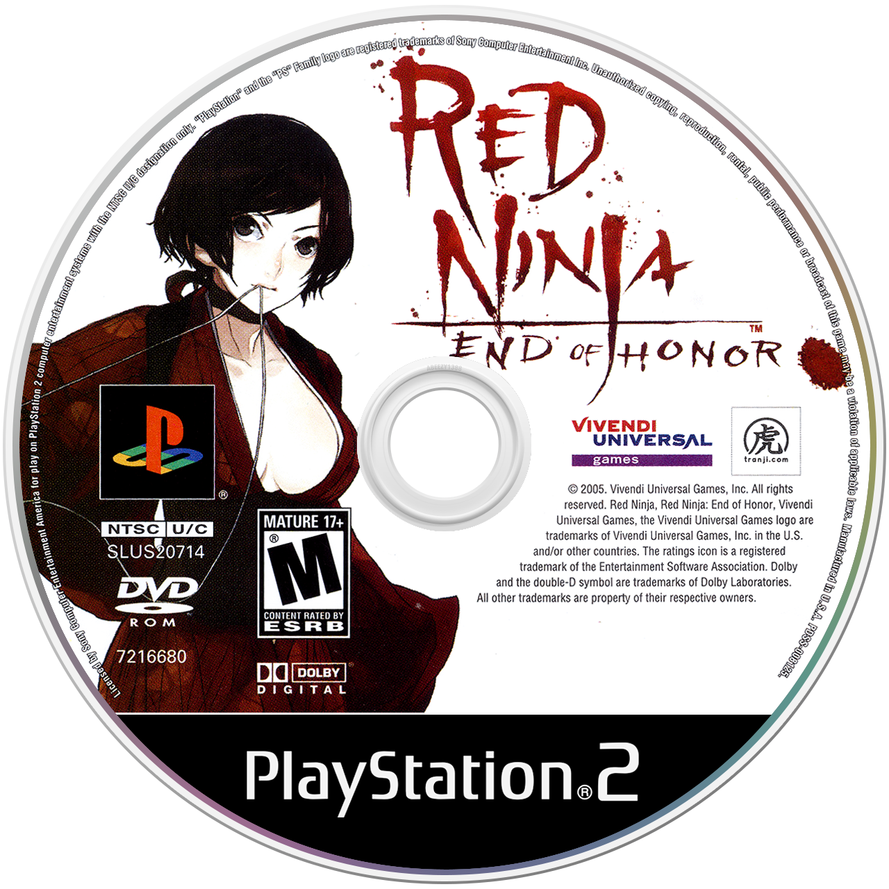 Red Ninja End of Honor - PlayStation 2