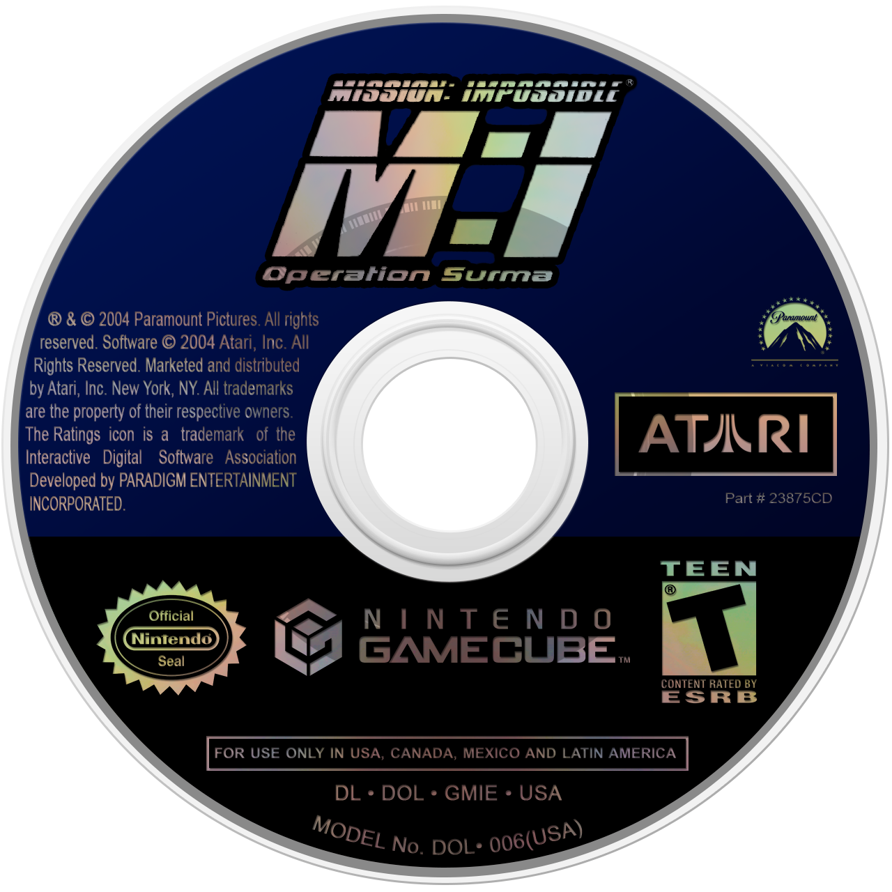 Mission Impossible: Operation Surma - GameCube