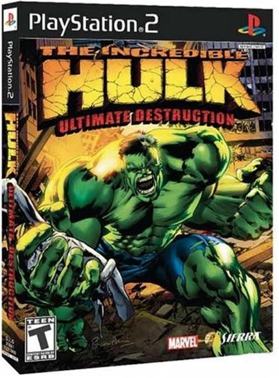 Incredible Hulk Ultimate Destruction - PlayStation 2 | Sierra | GameStop, image size:1110x1500
