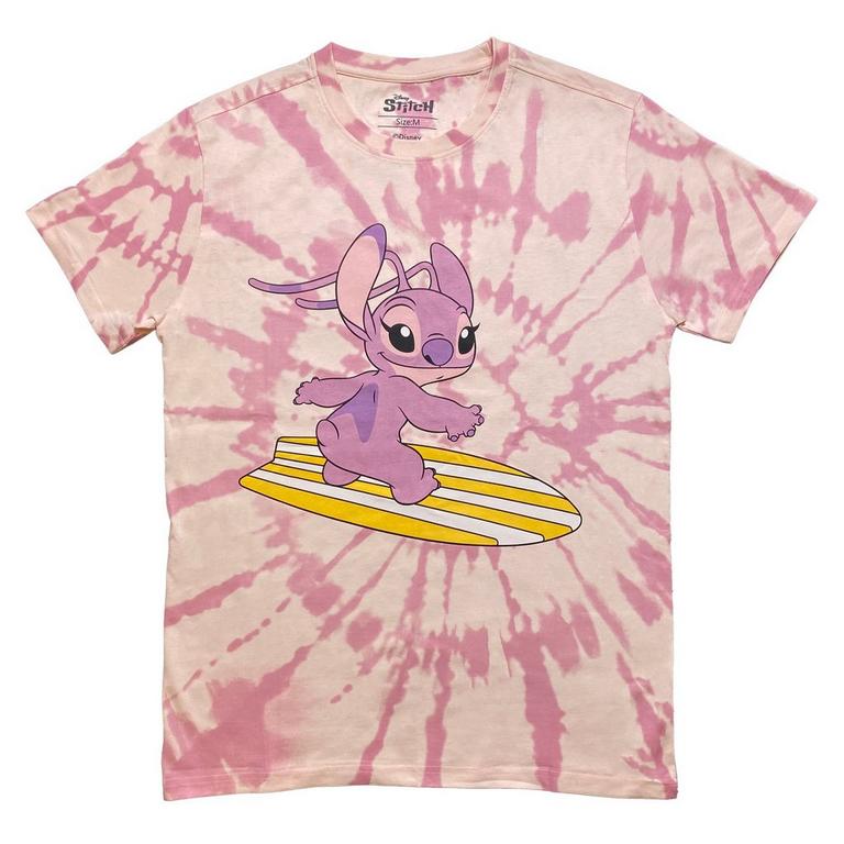 Geeknet Lilo and Stitch Pink Stitch Tie Dye Unisex T-Shirt GameStop Exclusive - Small