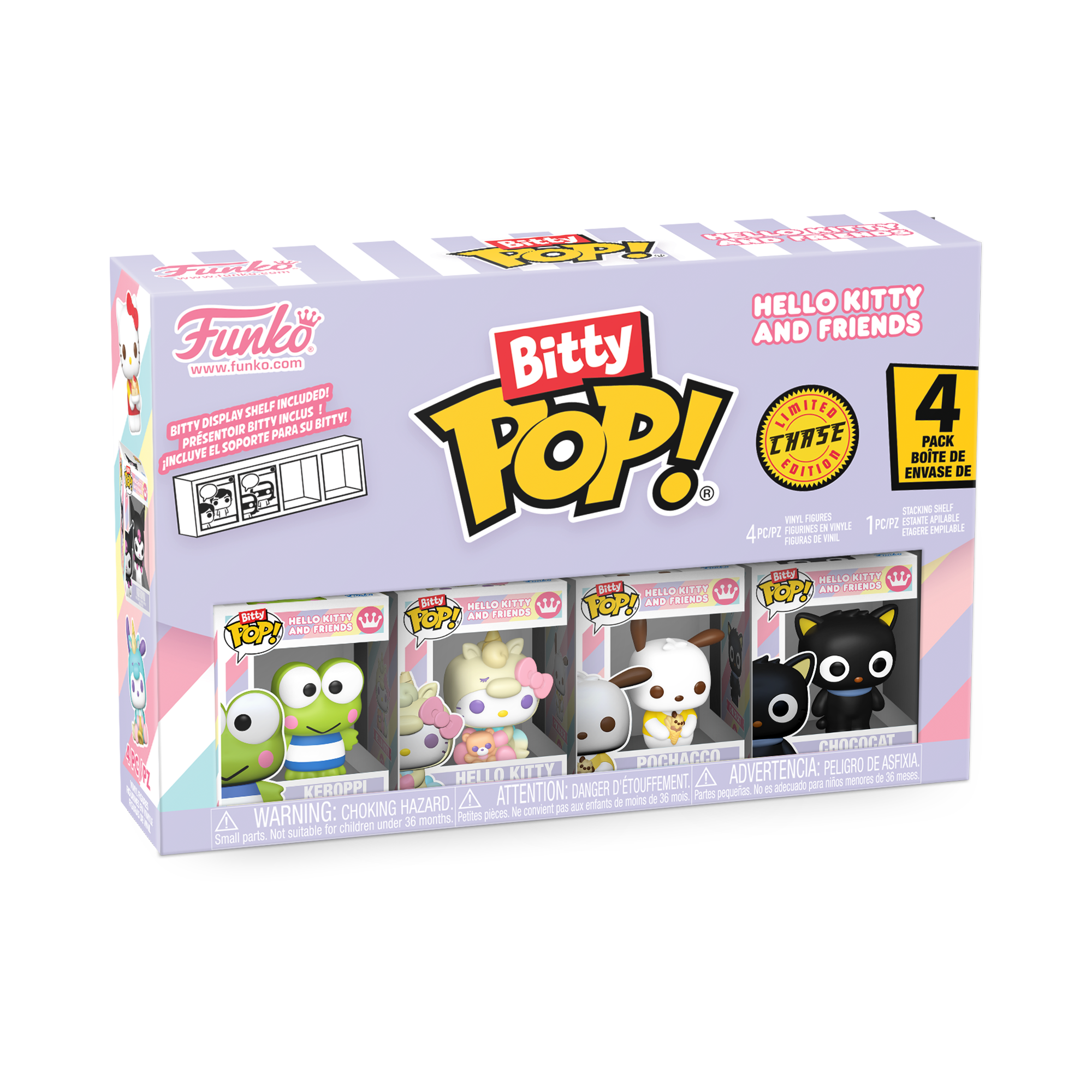 Funko Bitty POP! Sanrio Hello Kitty and Friends Vinyl Figure Set 4-Pack (Keroppi, Hello Kitty–Unicorn, Pochacco