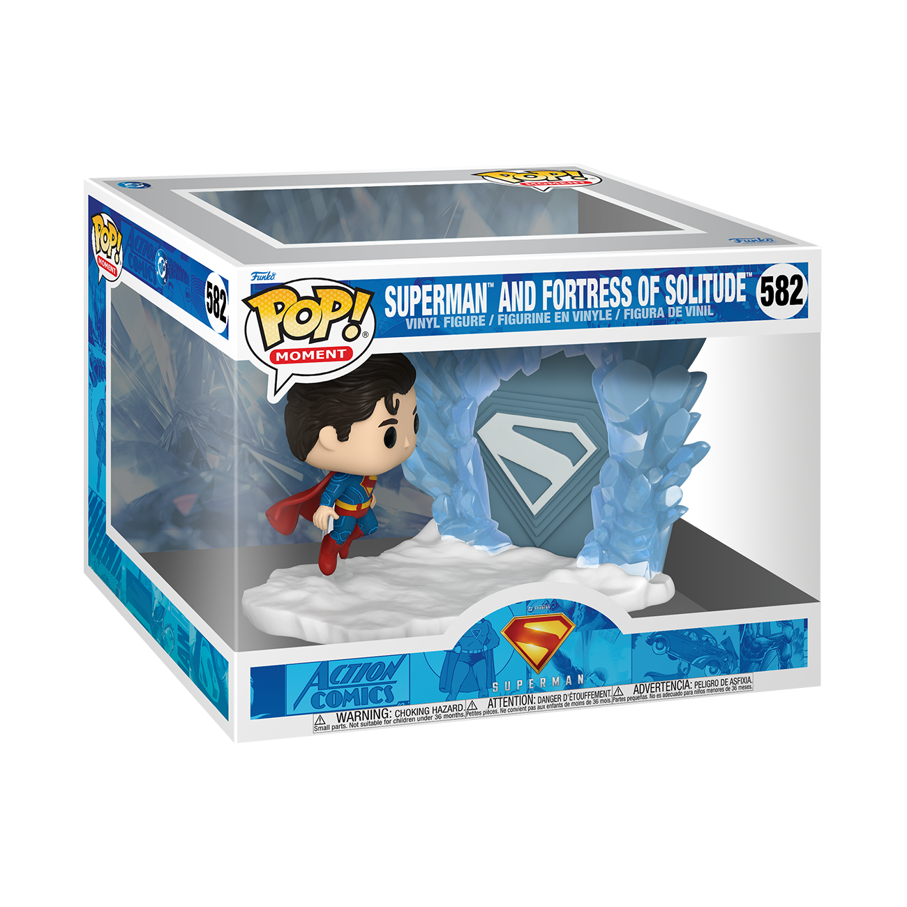 Funko POP! Moment: Superman (2025) Superman and Fortress of Solitude 6.5-in Vinyl Figure