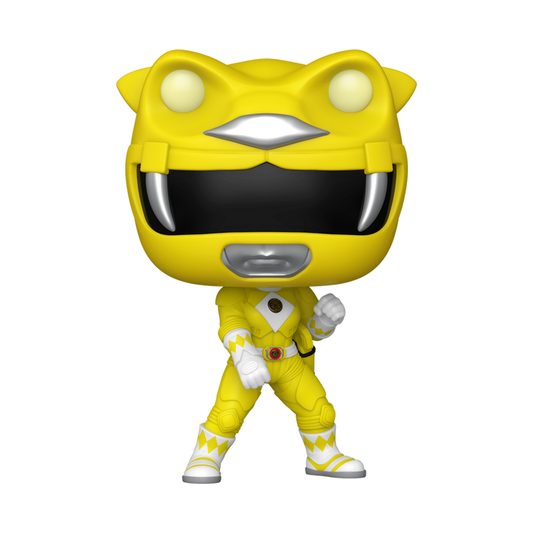 Funko POP! Movies: Mighty Morphin Power Rangers Yellow Ranger (Glow-in-the-dark) 3.7-in Vinyl Figure