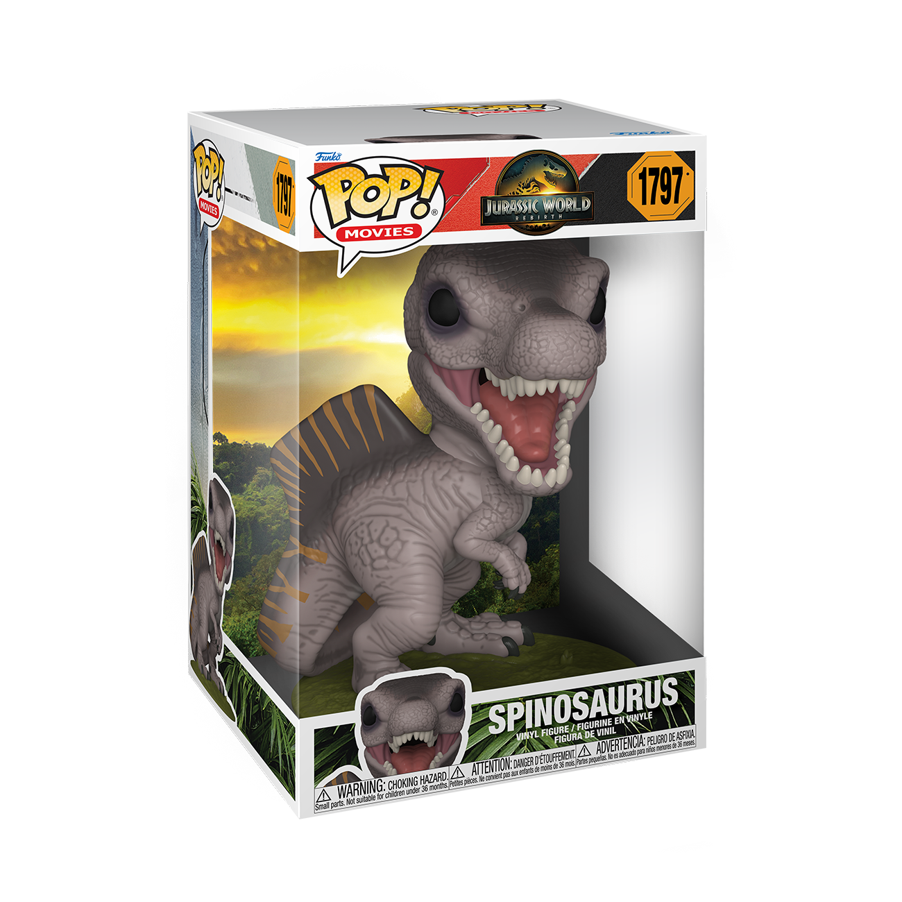Funko POP! Jumbo: Jurassic World Rebirth Spinosaurus 10-in Vinyl Figure