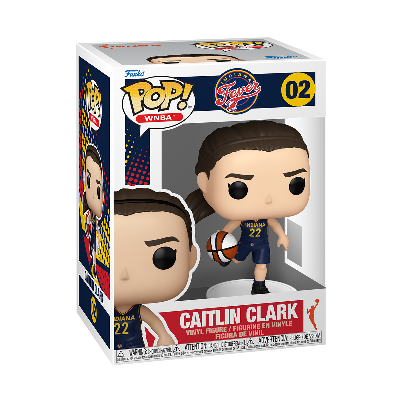 Funko POP! WNBA: Indiana Fever Caitlin Clark 3.9-in Vinyl Figure