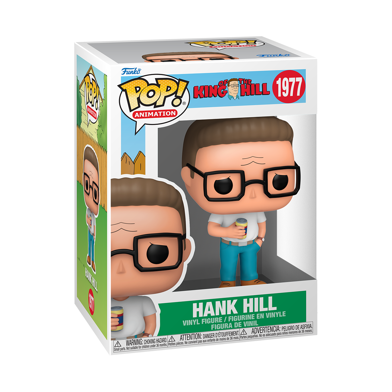 Funko POP! Television: King of the Hill Hank Hill 4.1-in Vinyl Figure