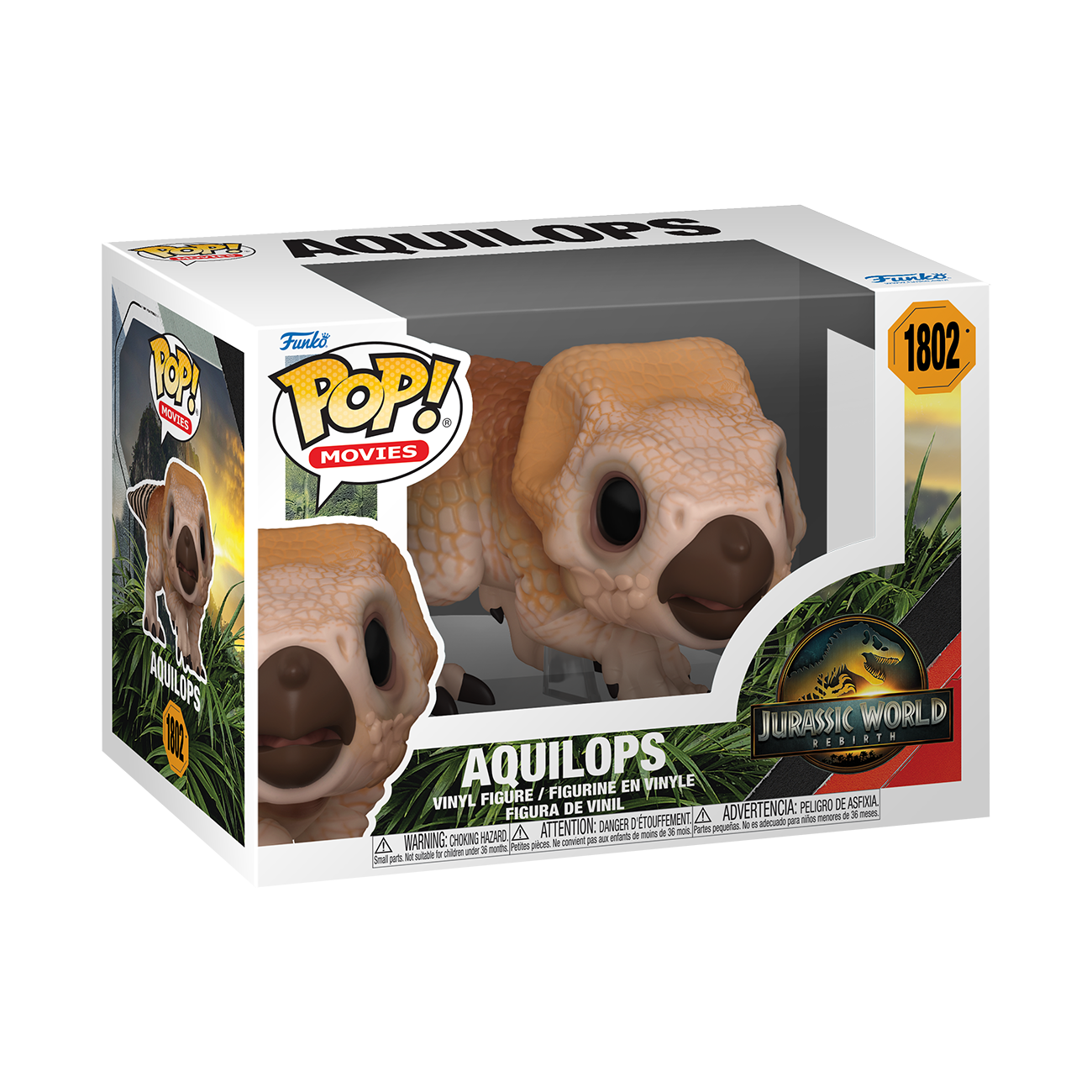 Funko POP! Movies: Jurassic World Rebirth Aquilops 2.5-in Vinyl Figure