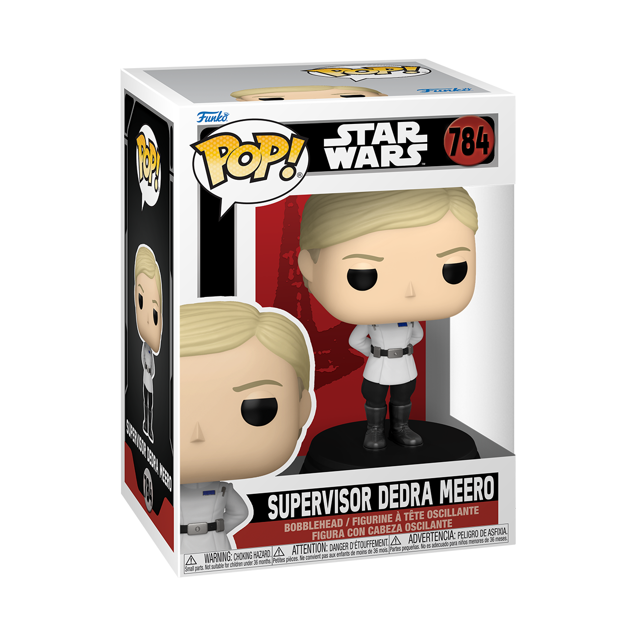 Funko POP! Star Wars: Supervisor Andor Dedra Meero 4.3-in Vinyl Bobblehead Figure