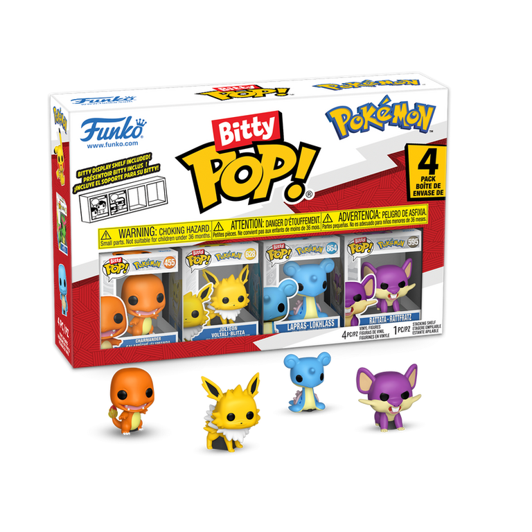 Funko Bitty POP! Pokemon Vinyl Figure Set 4-Pack (Charmander