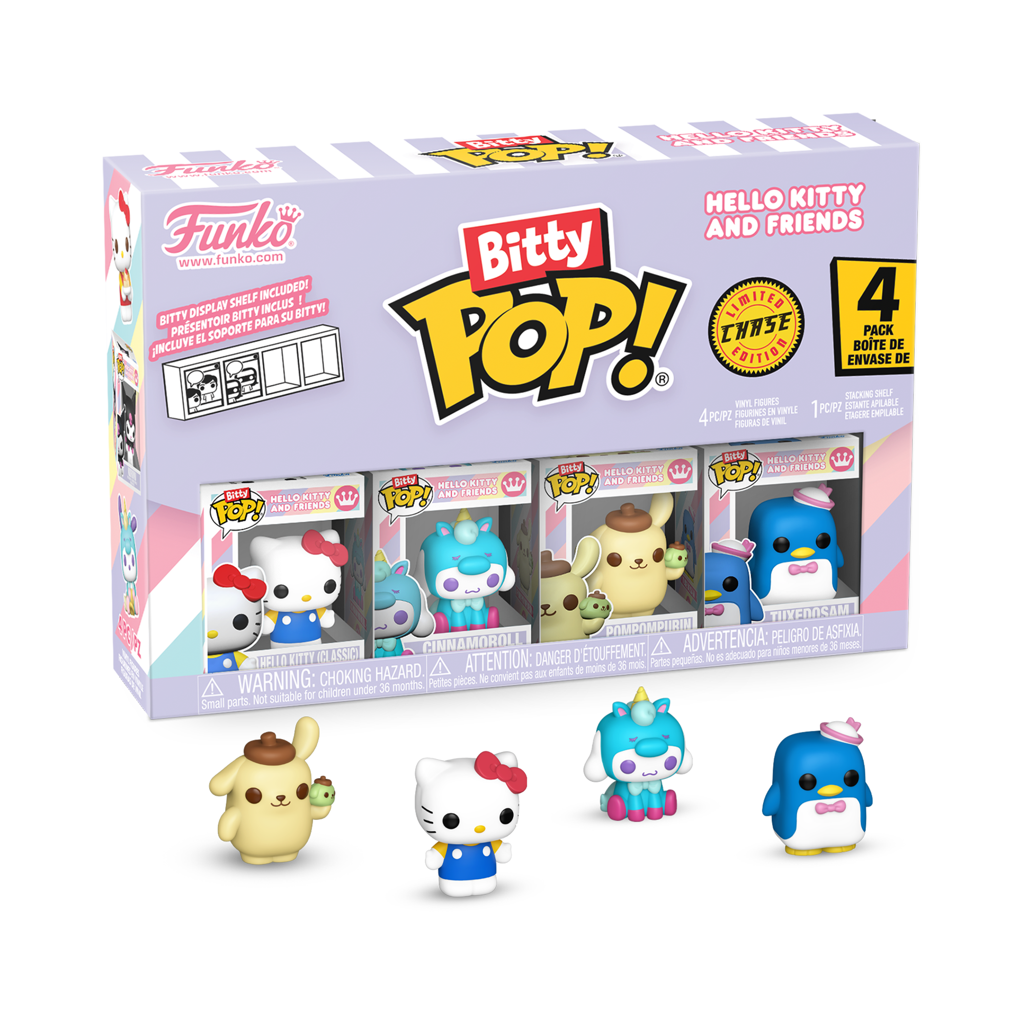 【サンリオ】FANKO pop bittyハローキティアンドフレンズ 金キティー Funko Bitty POP! Sanrio Hello Kitty and Friends Vinyl Figure Set 4